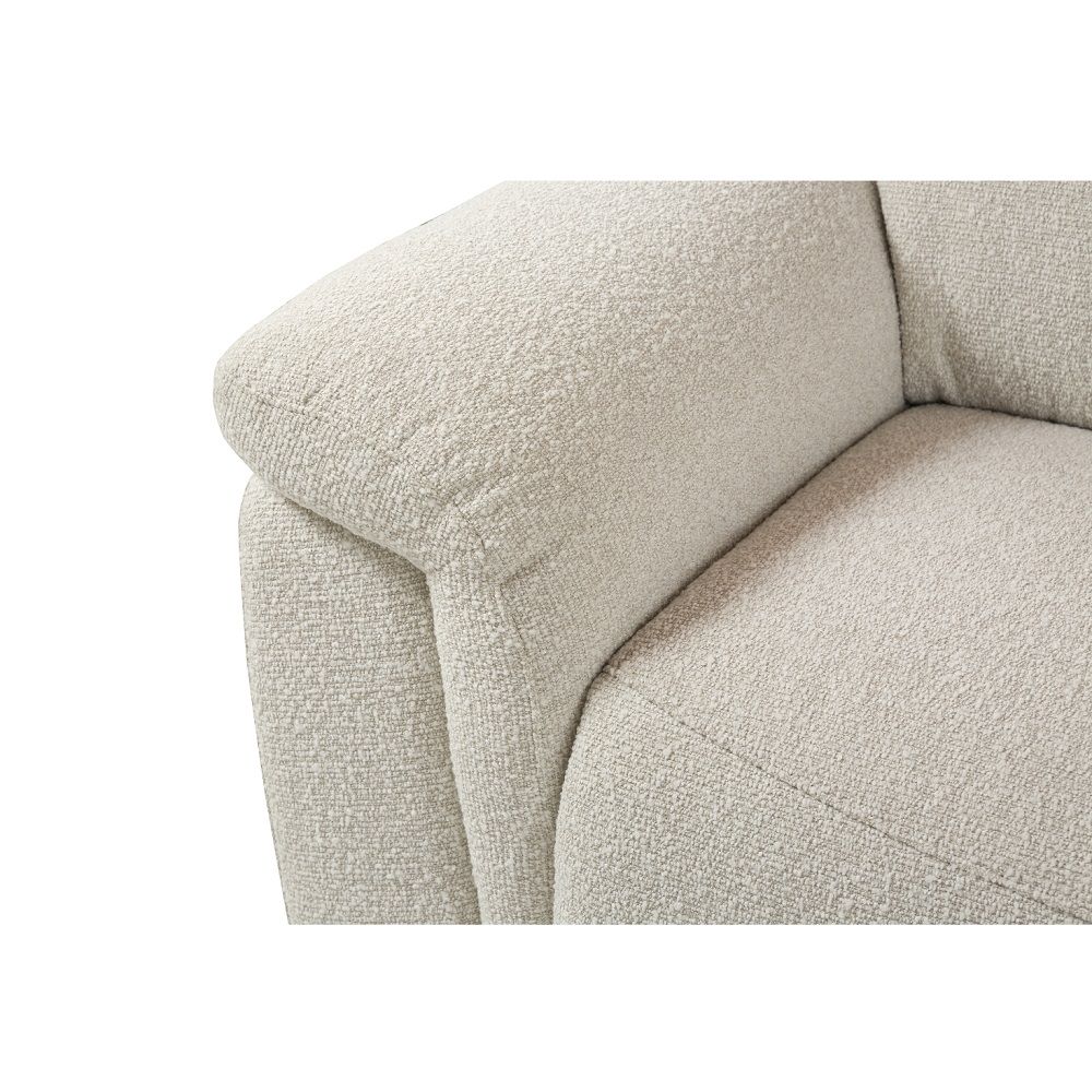 Dayana - Power Motion Sectional Sofa - Beige Boucle, beige, view 5