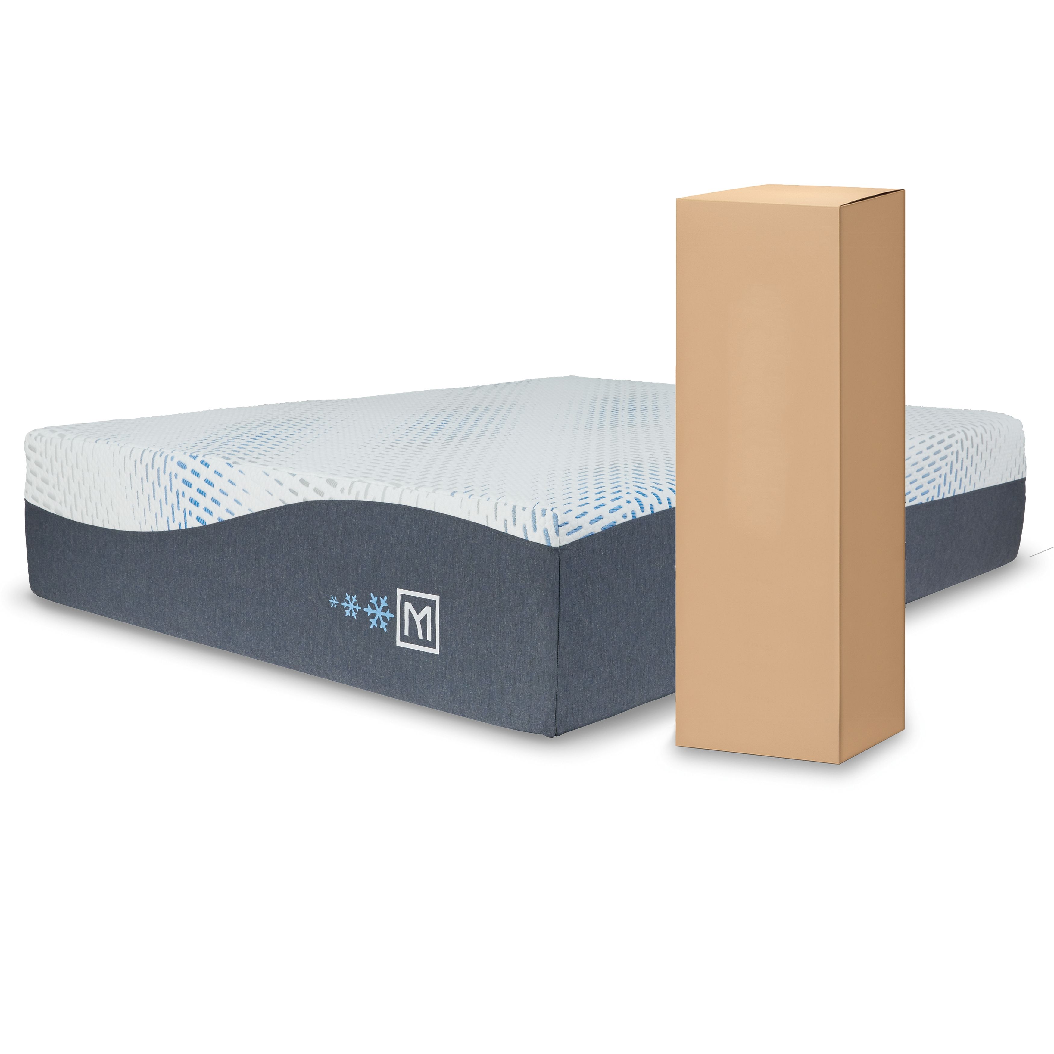 Ashley Furniture Millennium Luxury Gel Memory Foam - Luxury Gel King Mattress - White - Image 9