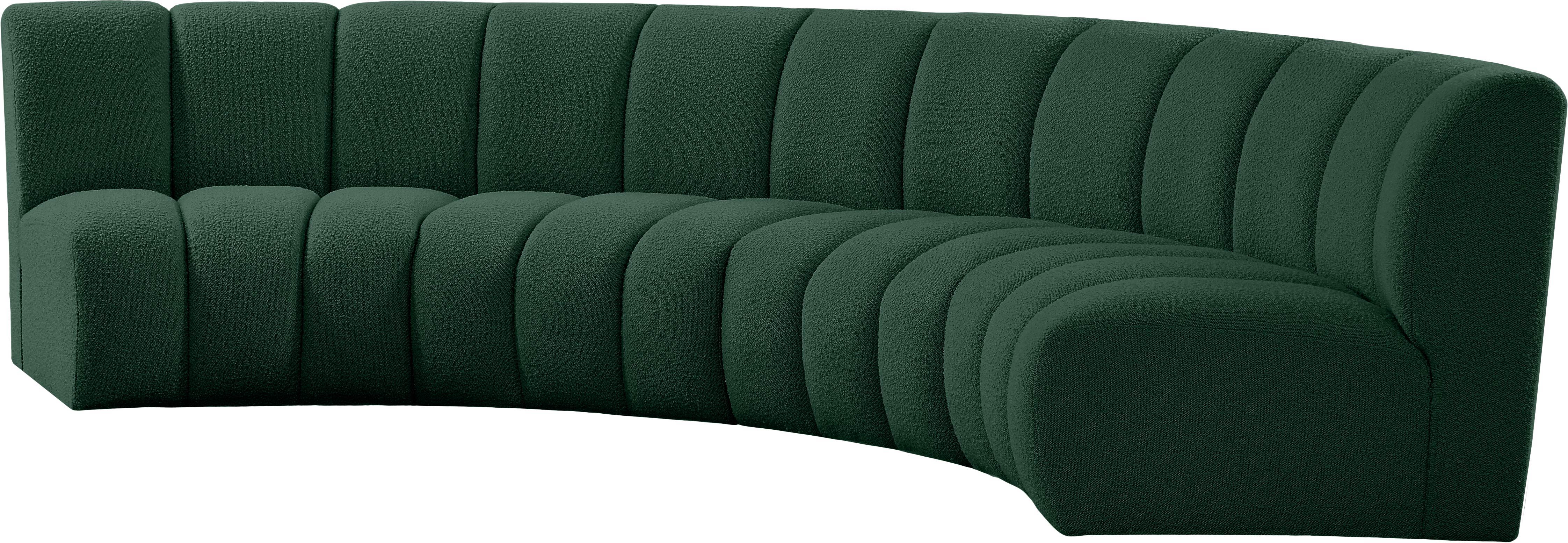 Infinity - 4 Piece Modular Sectional - Green