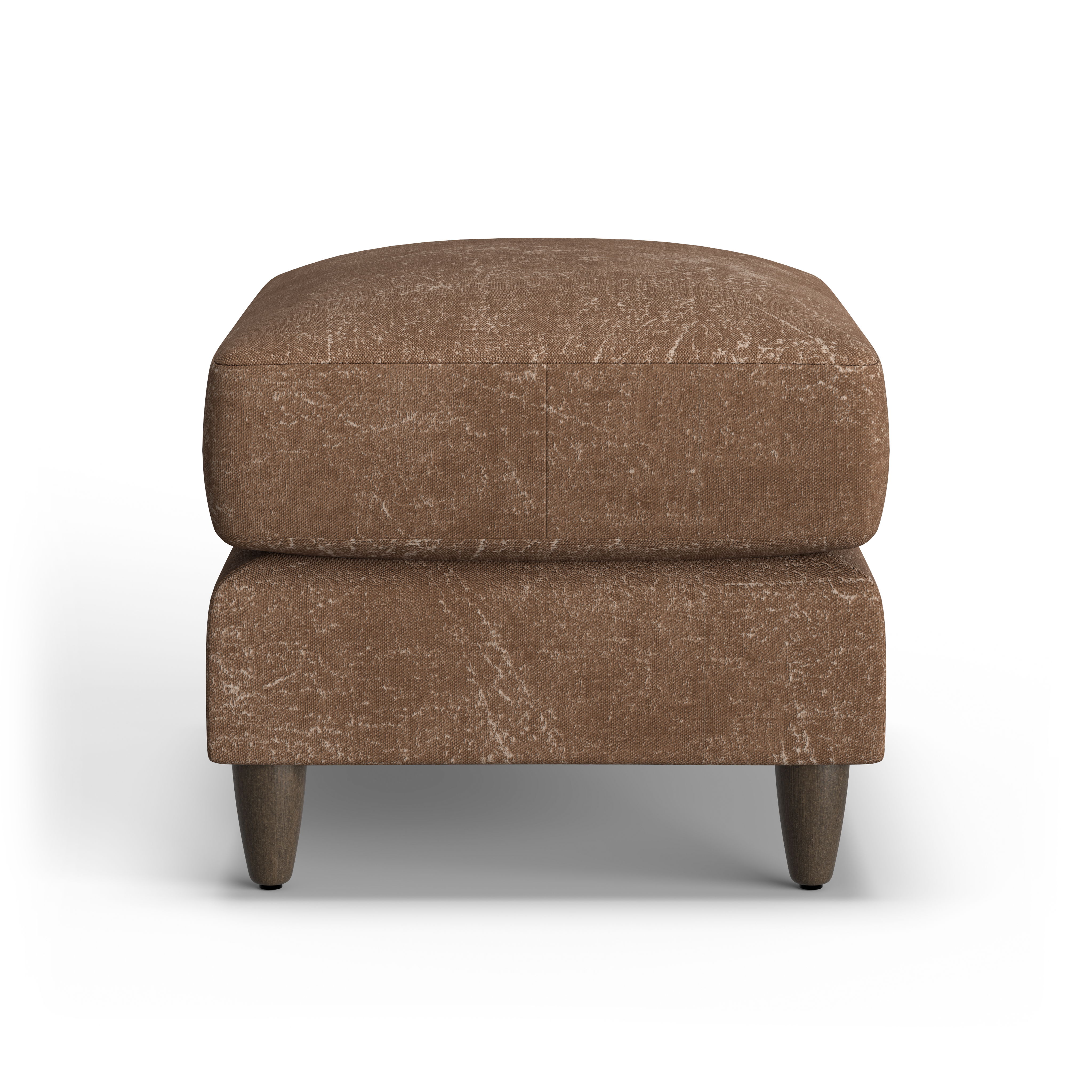 Fern - Fabric Ottoman, dark gray, view 7