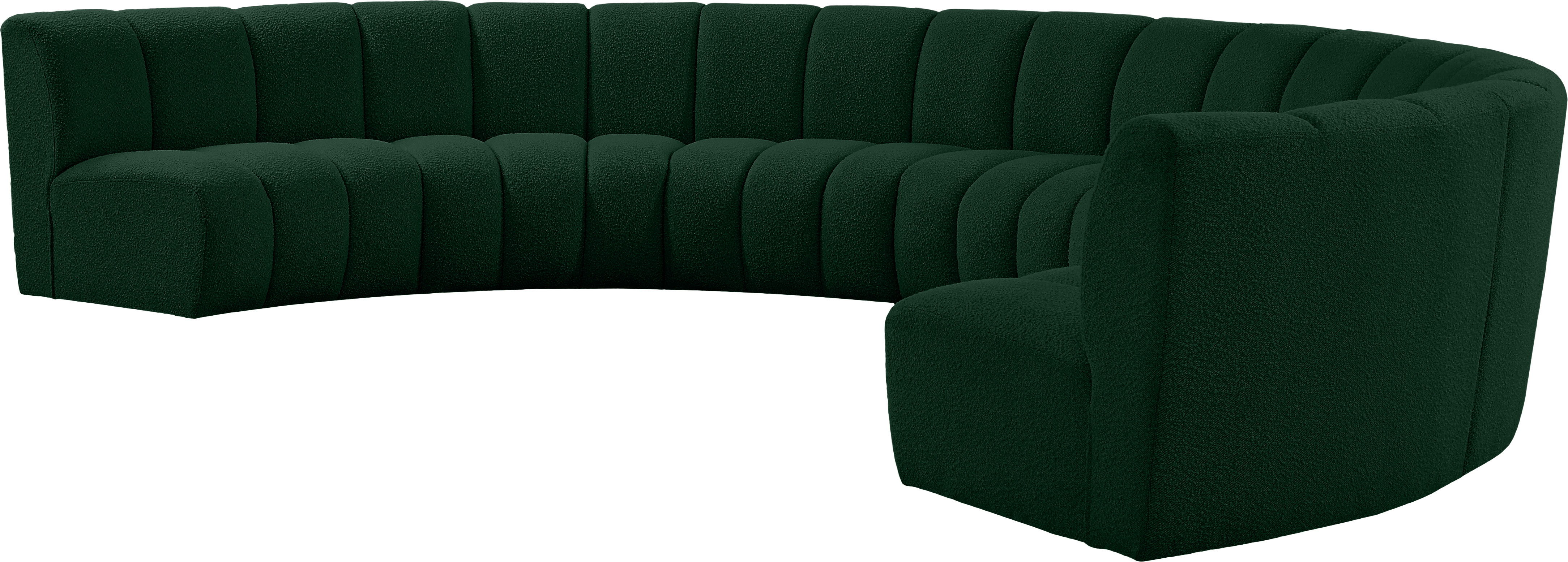 Infinity - 7 Piece Modular Sectional - Green