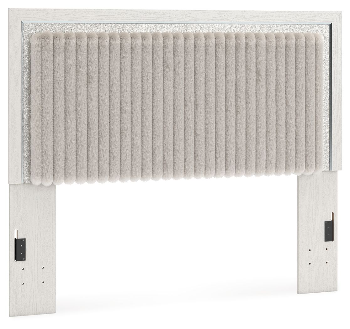 Zuraleus – Queen Upholstered Panel Headboard – White