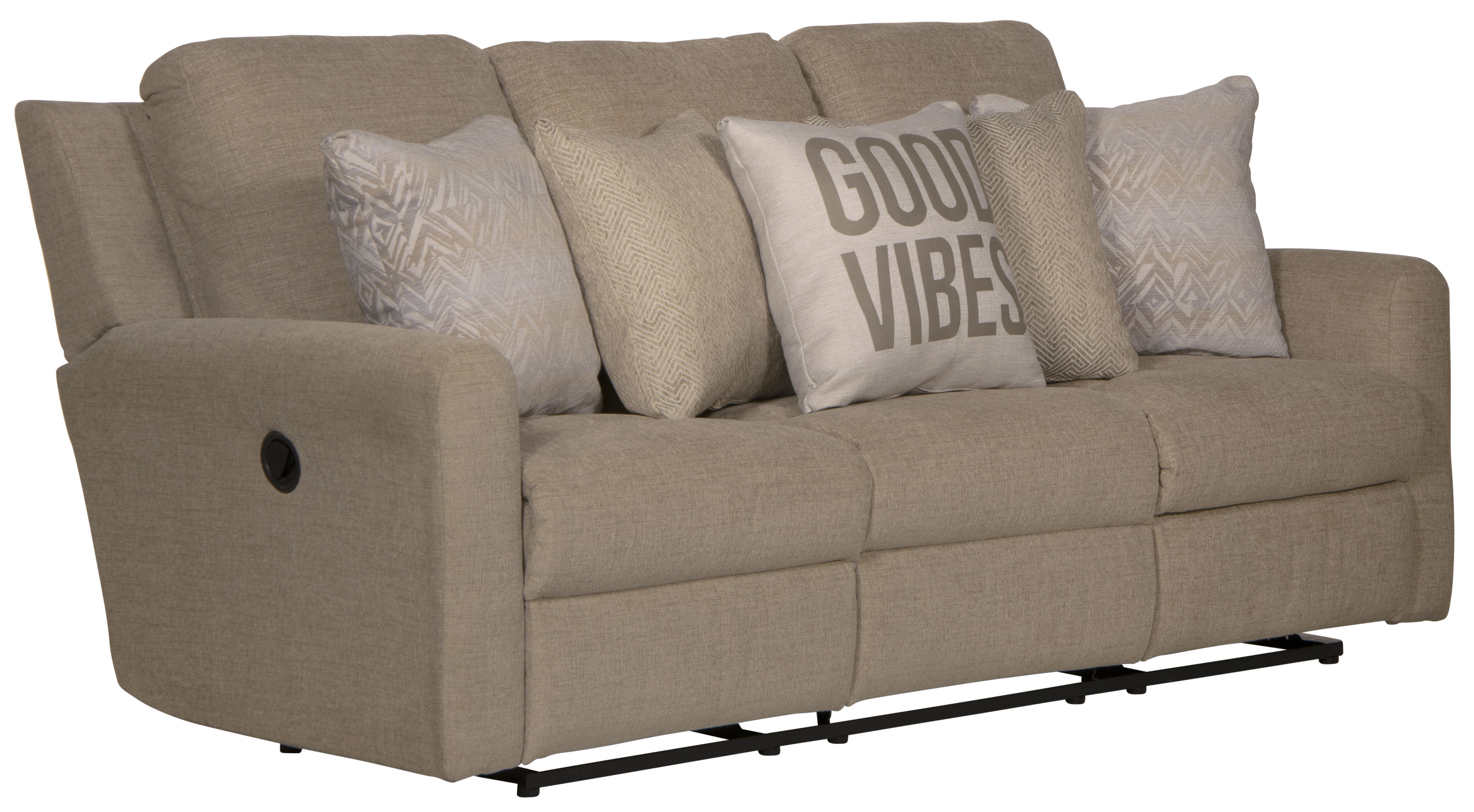 Calvin - Reclining Sofa - Putty