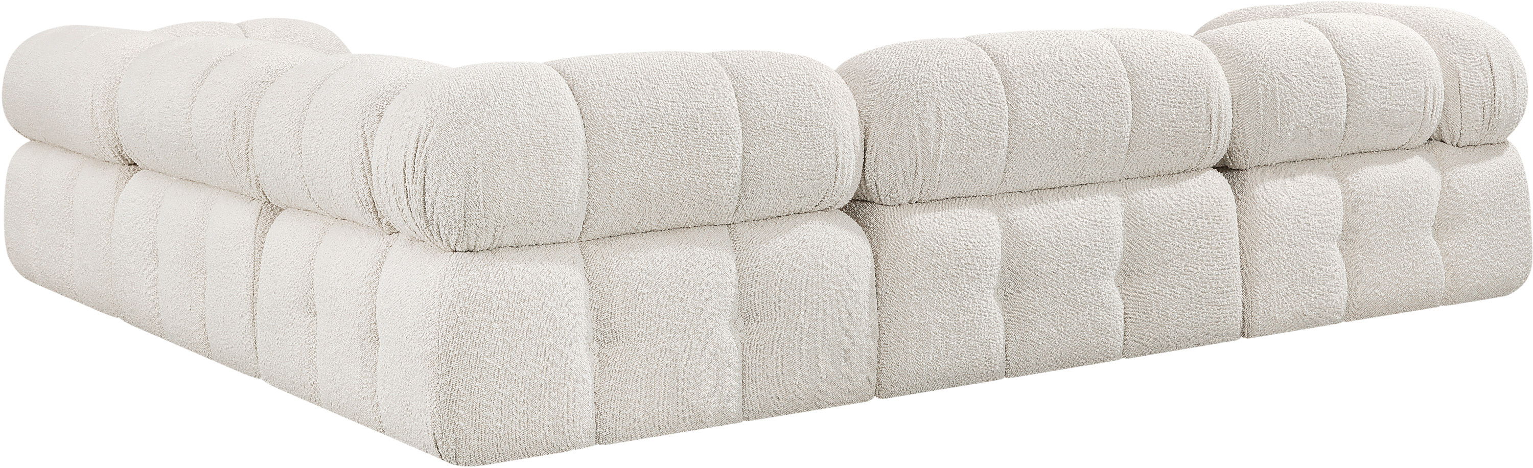 Ames - 5 Piece Modular Sectional - Cream