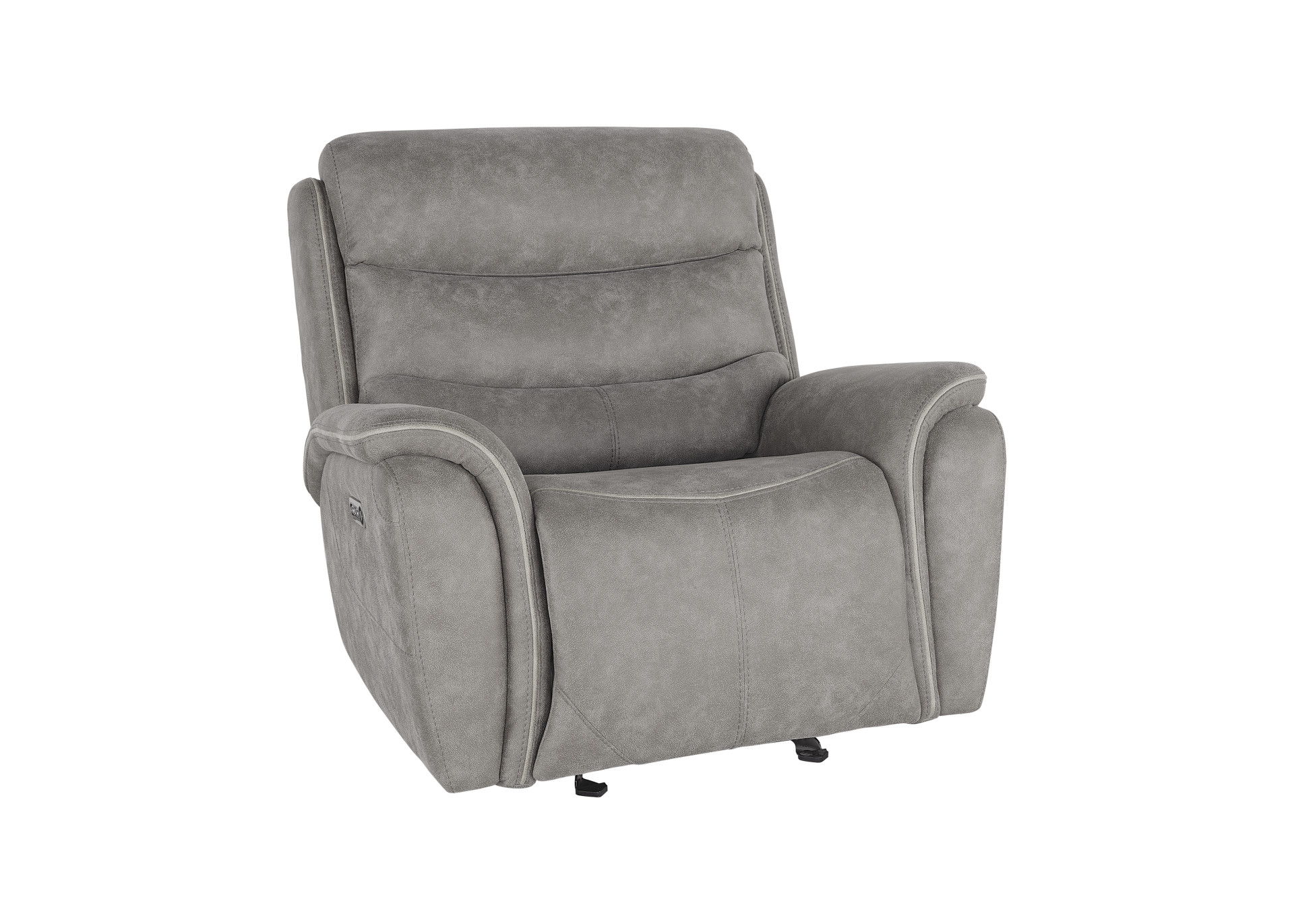 Glider Recliner With Power Headrest & Footrest