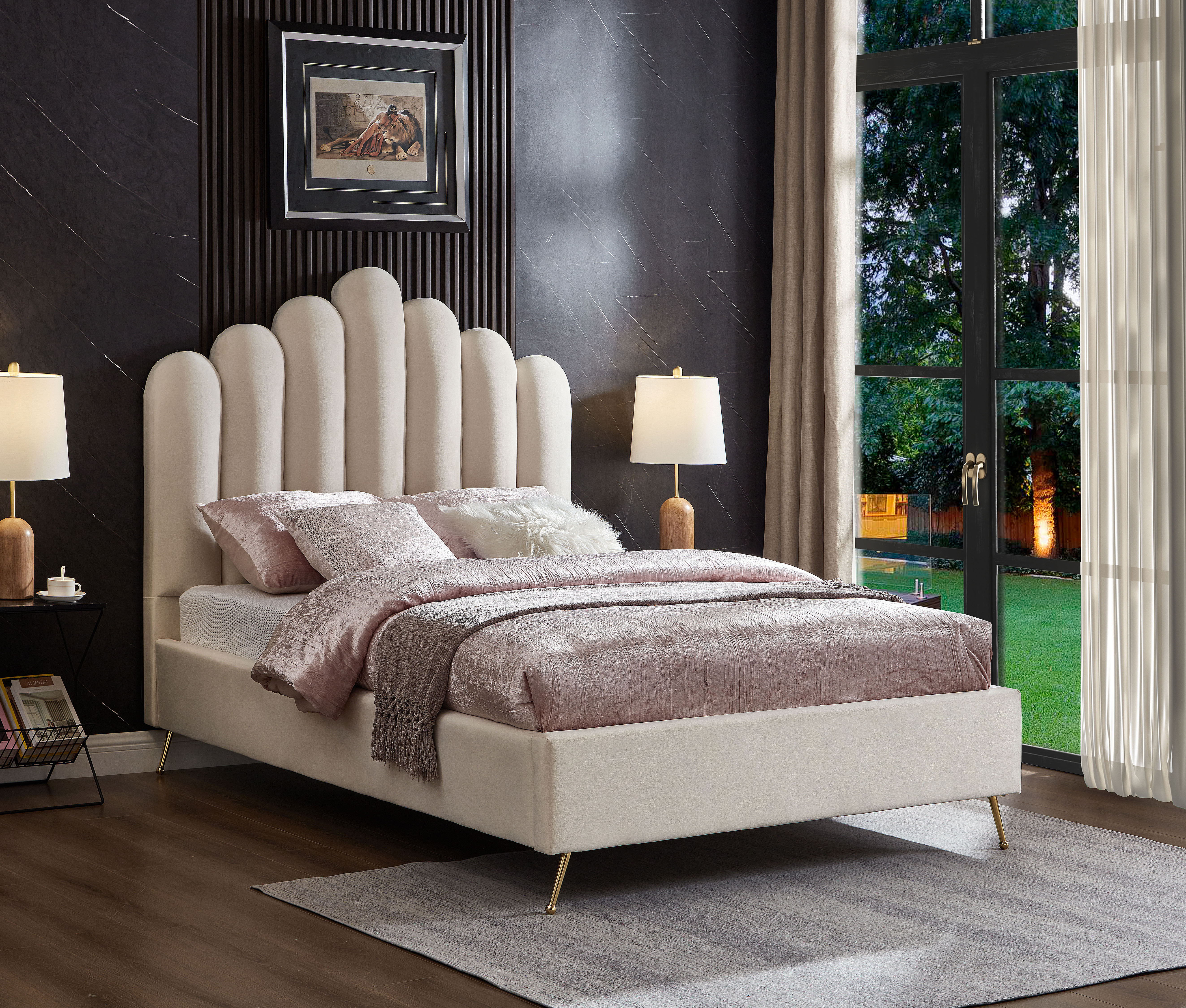 Lily - Full Bed - Cream
