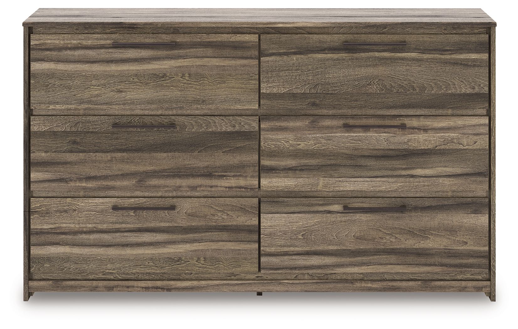 Ashley Furniture Elbrim - Six Drawer Dresser - Brown - Image 4