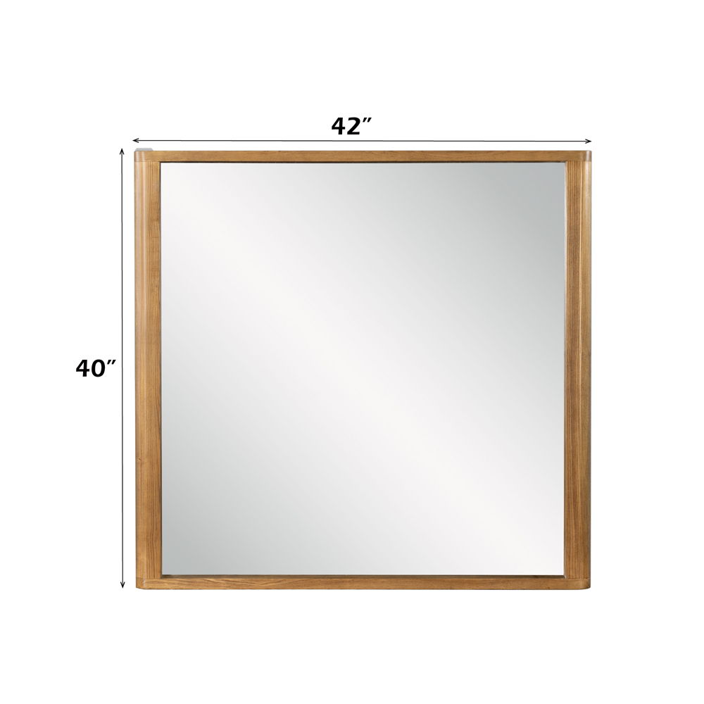 Zoey - Mirror - Oak, light brown, view 4