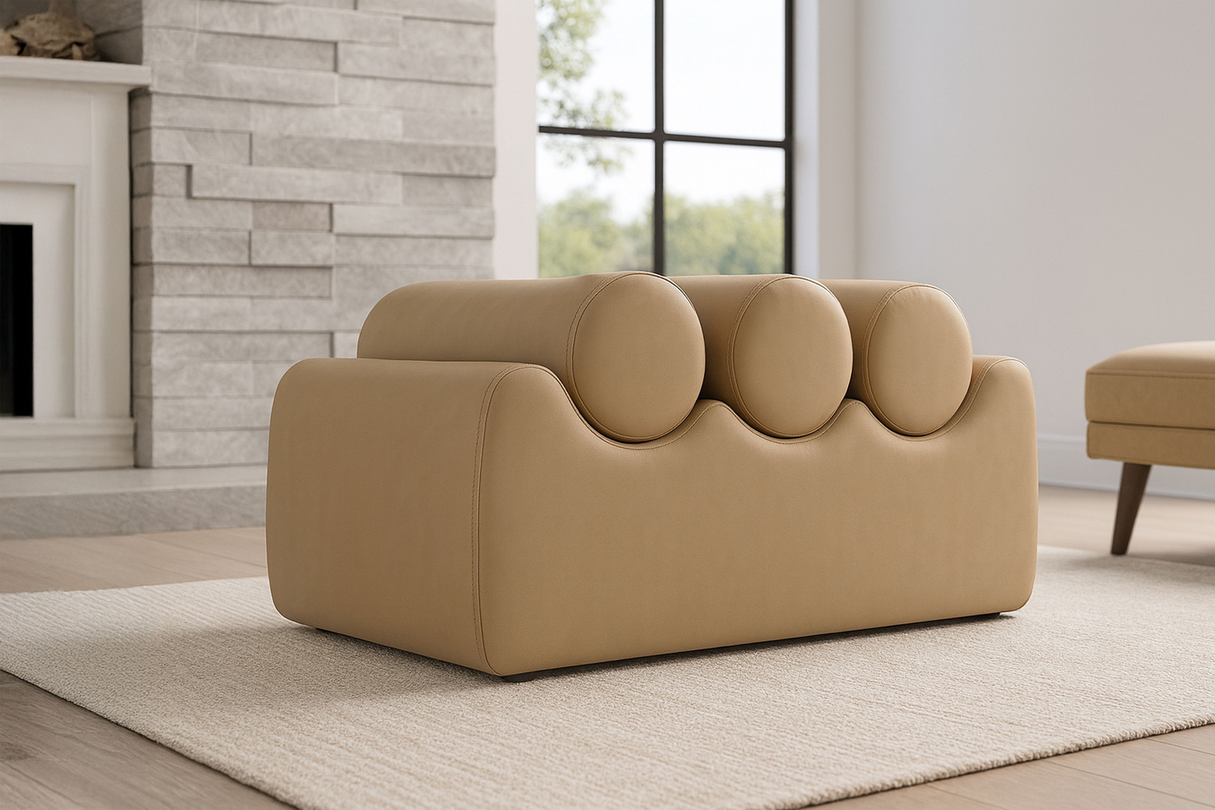 Rumble - 32" Bench - Tan