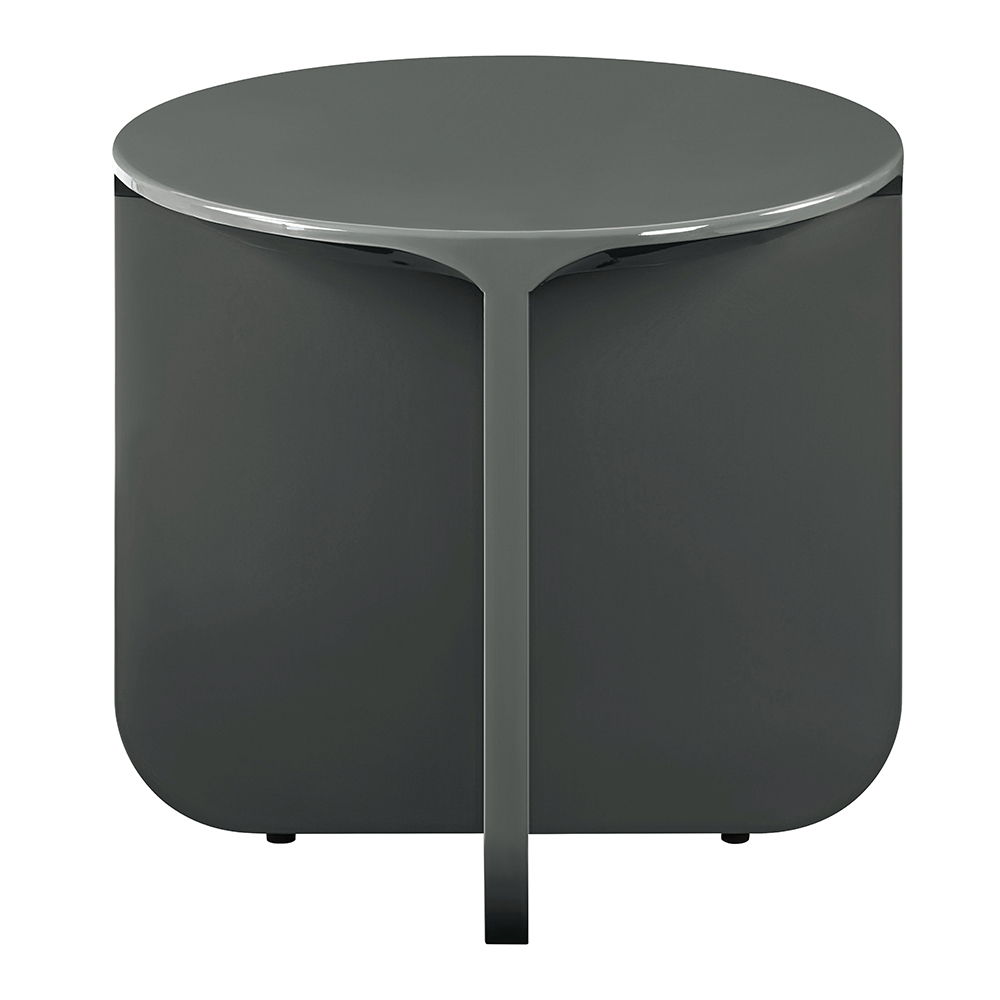 Lamond - End Table - Teal High Gloss, blue, view 8