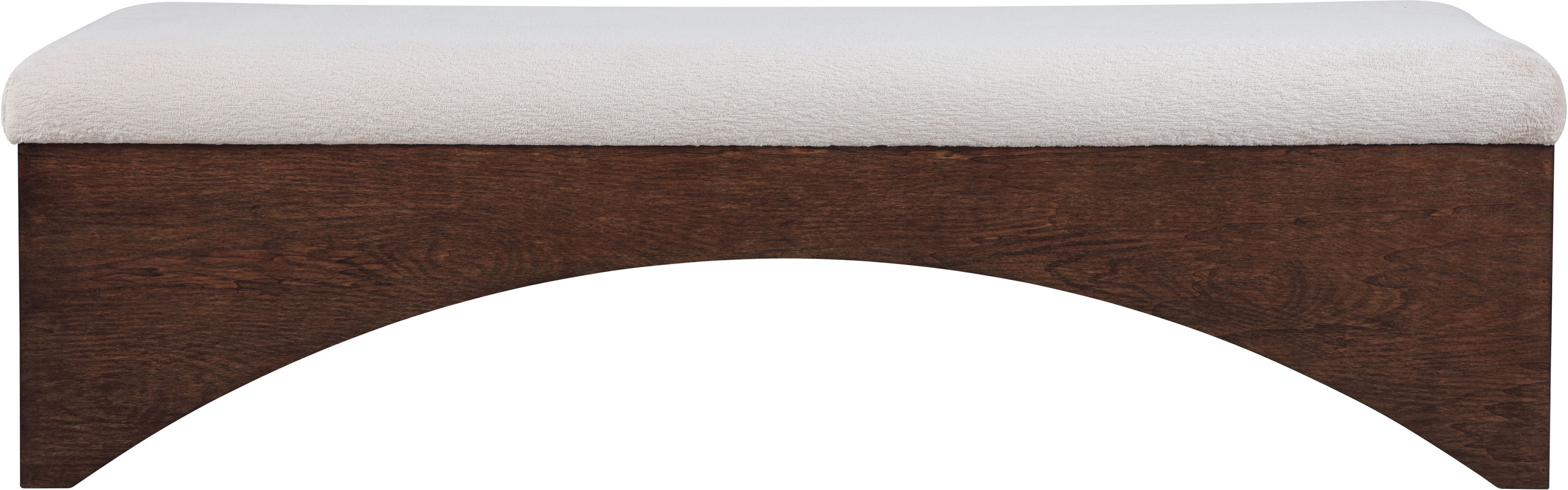 Lawson - Bench With Brown Base - Beige