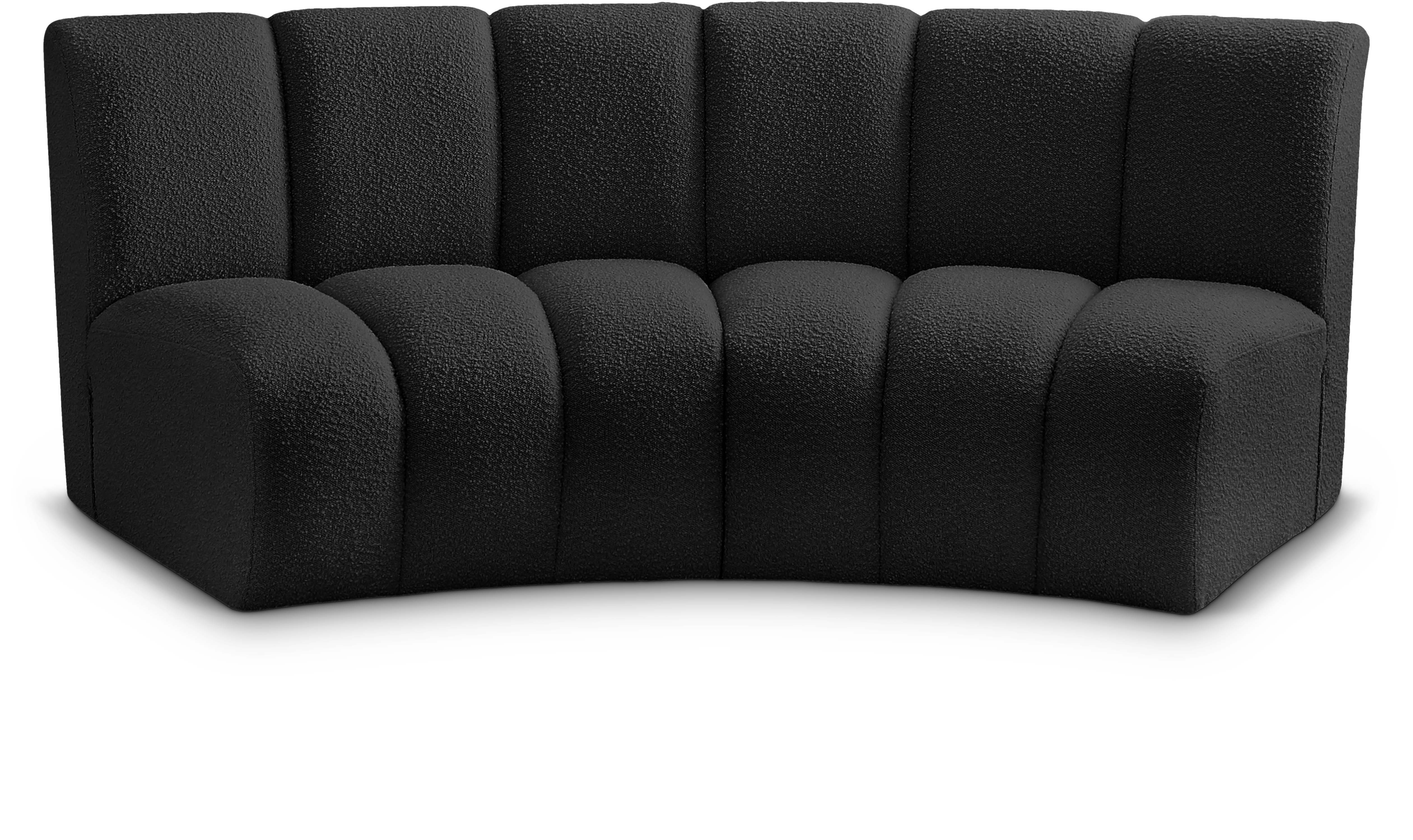 Infinity - 2 Piece Modular Sectional - Black