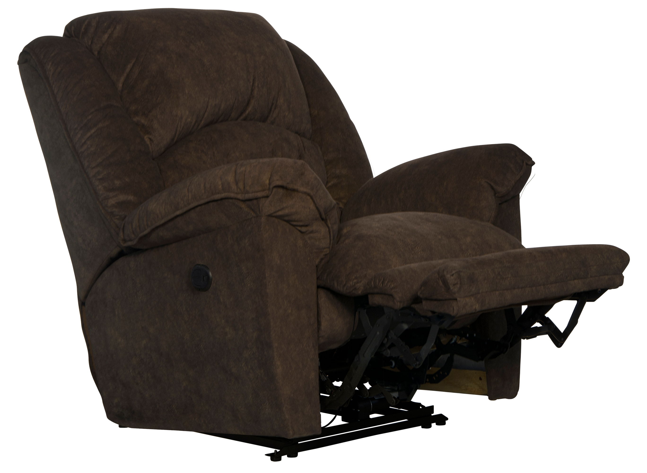 Rialto - Power Lay Flat Recliner - Chocolate