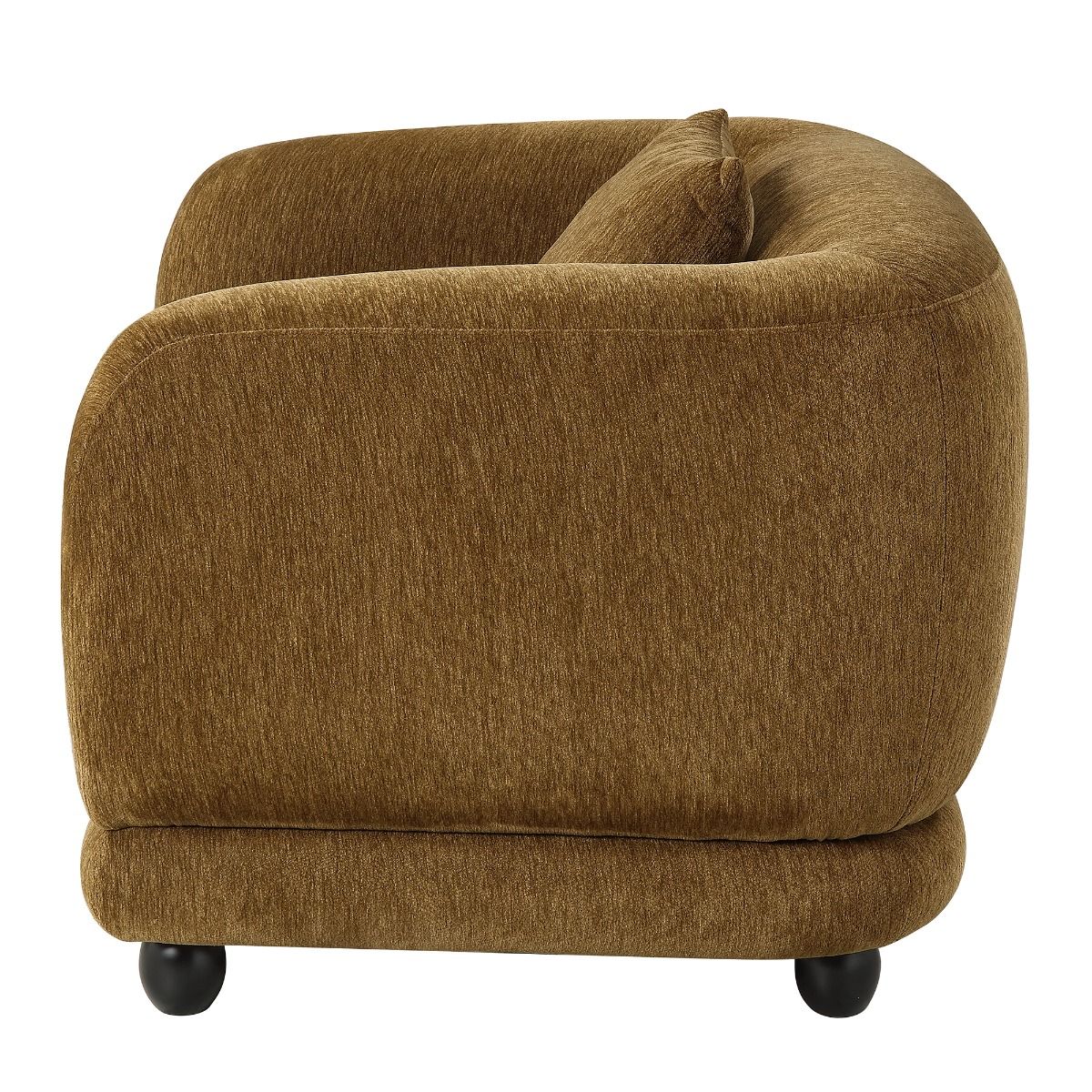 Lennox - Chair With Pillow - Brown Chenille, light brown, view 3