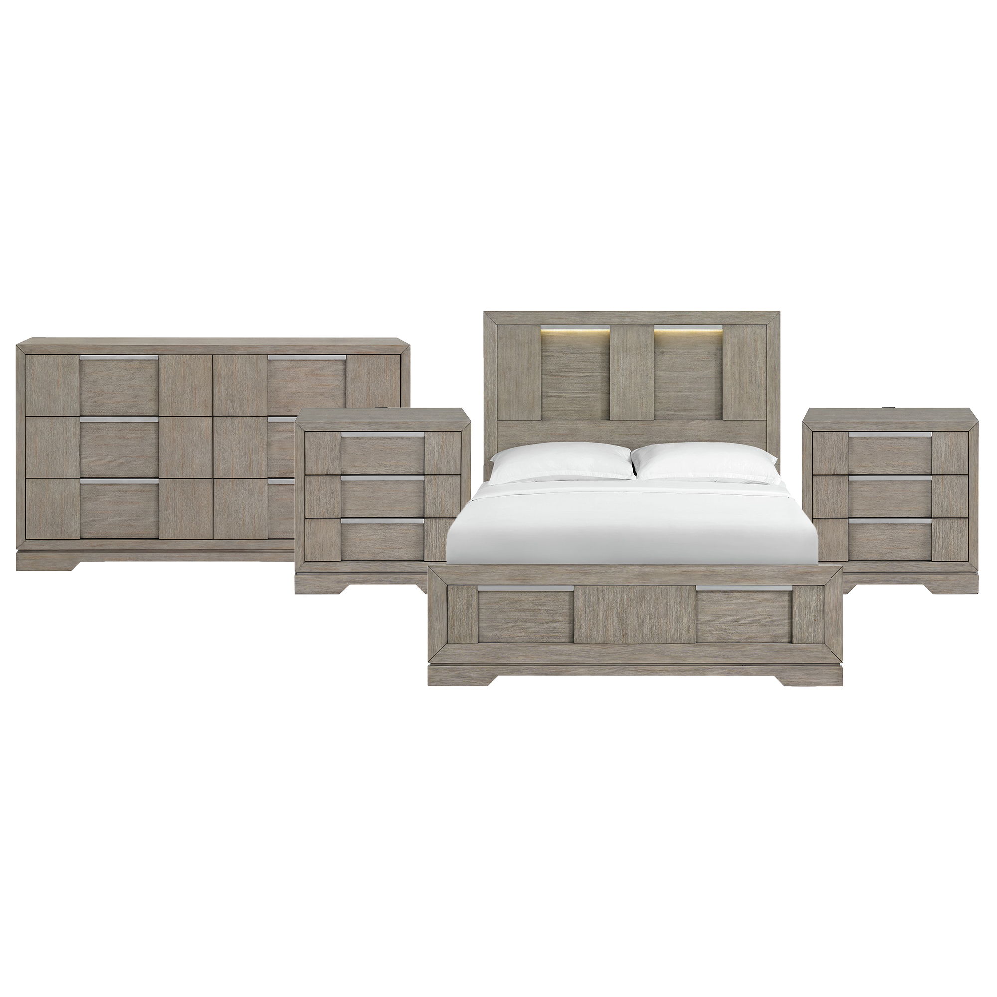 Queen · 4 Pc · Bedroom Set
