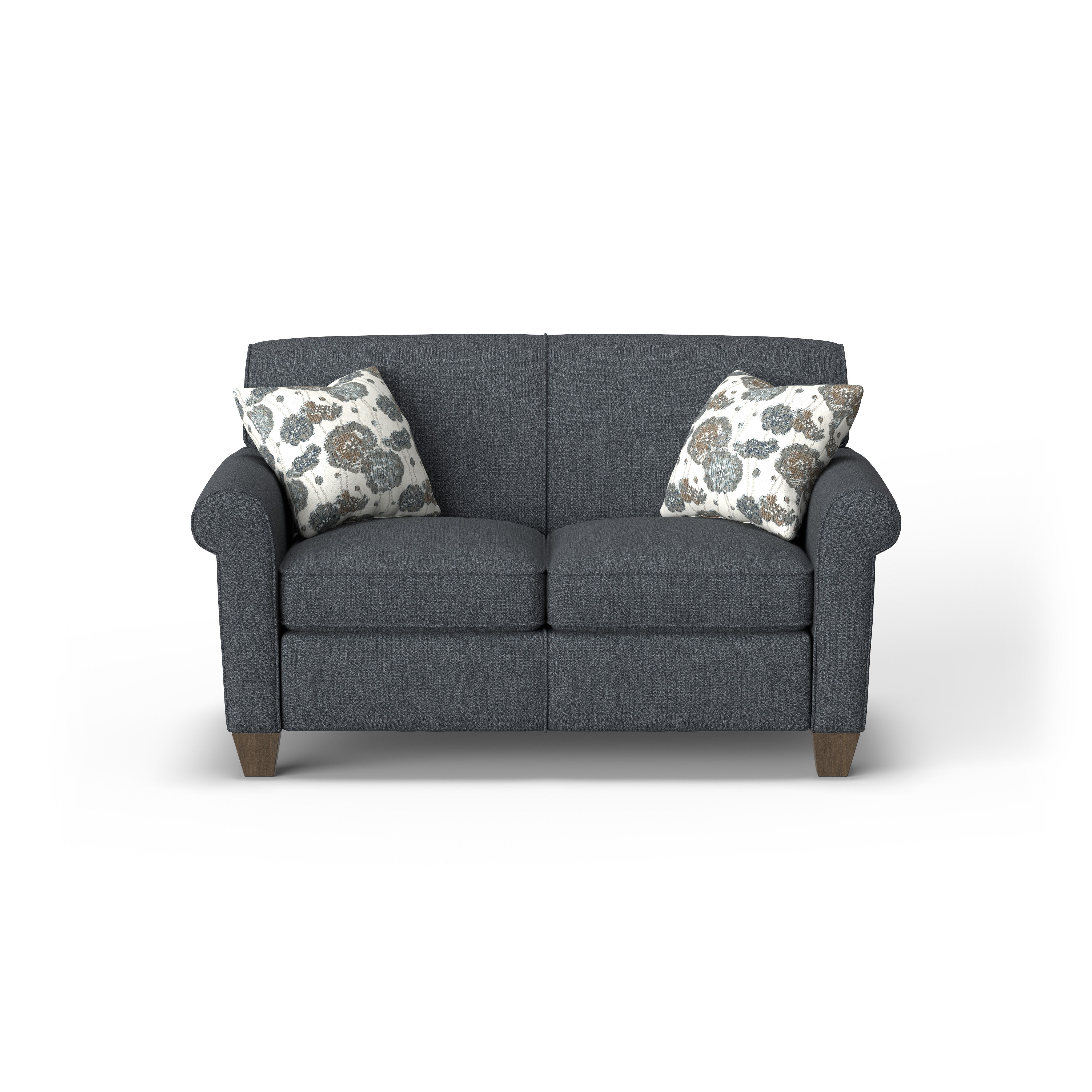 Dana - Fabric Loveseat, blue, view 5