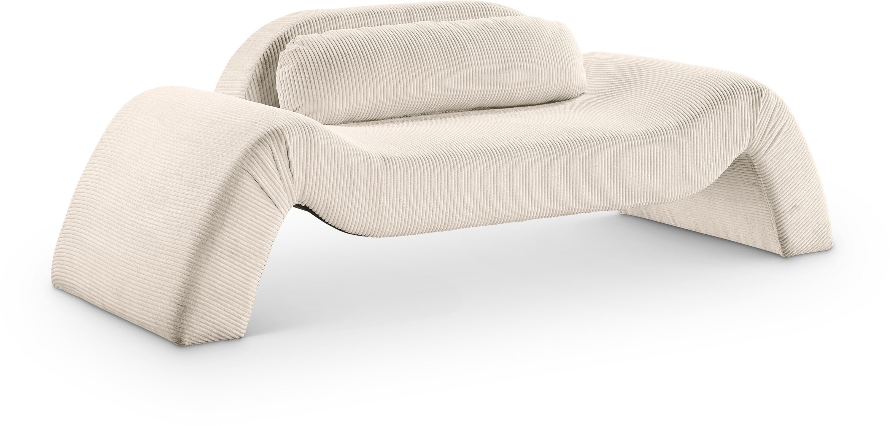 Austin - Corduroy Loveseat - Beige