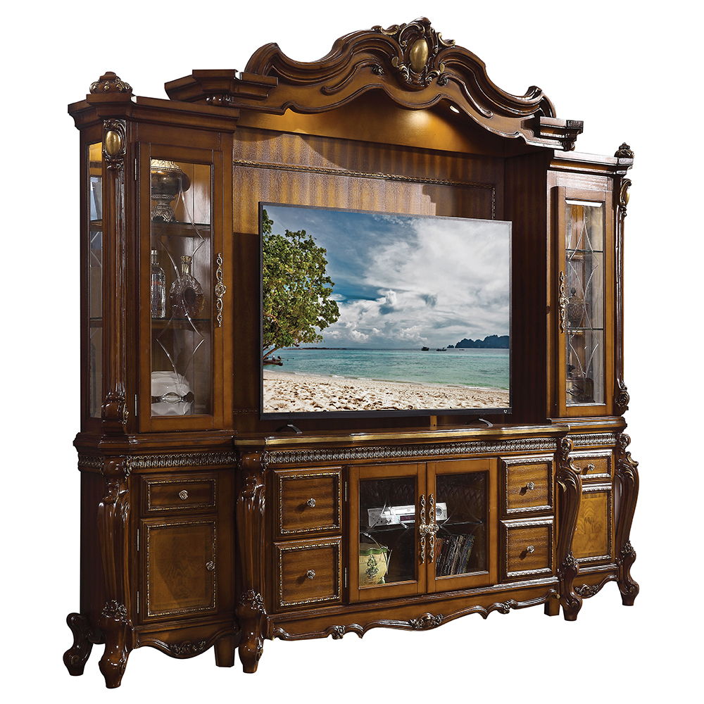 Picardy - Entertainment Center - Honey Oak, light brown, view 2