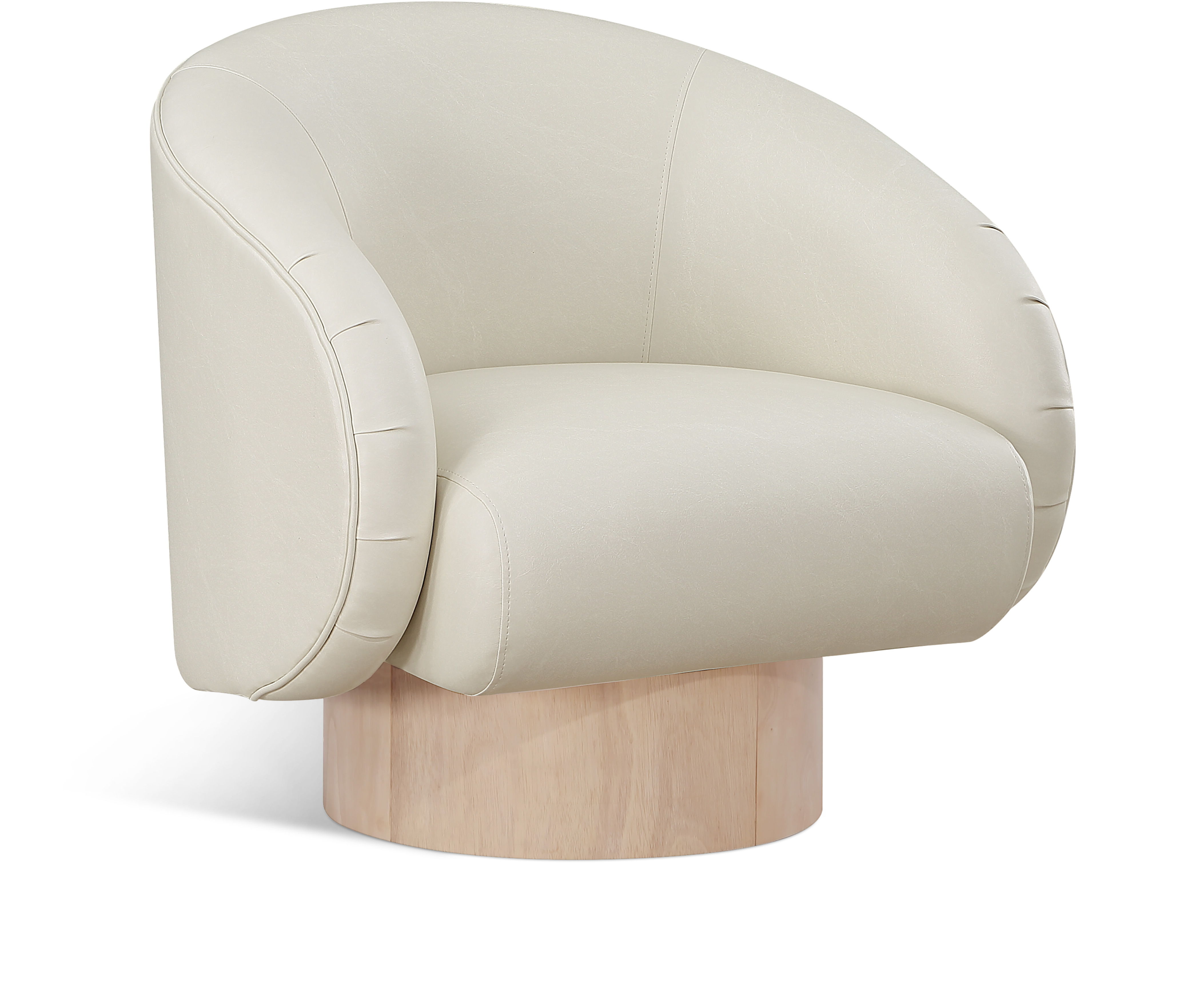 Gibson - Swivel Accent Chair - Cream