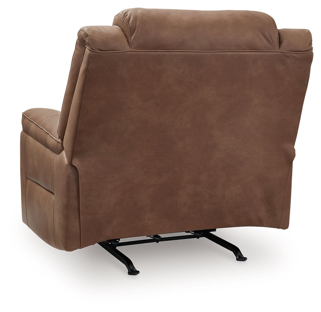 Ashley Furniture Status Check - Rocker Recliner - Caramel - Image 6