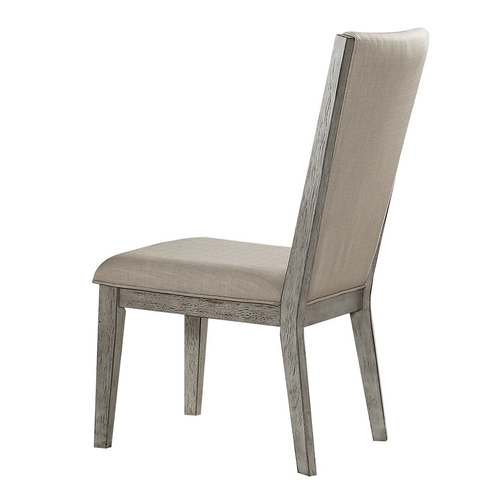 Rocky - Side Chair (Set of 2) - Fabric & Gray Oak, gray, view 4