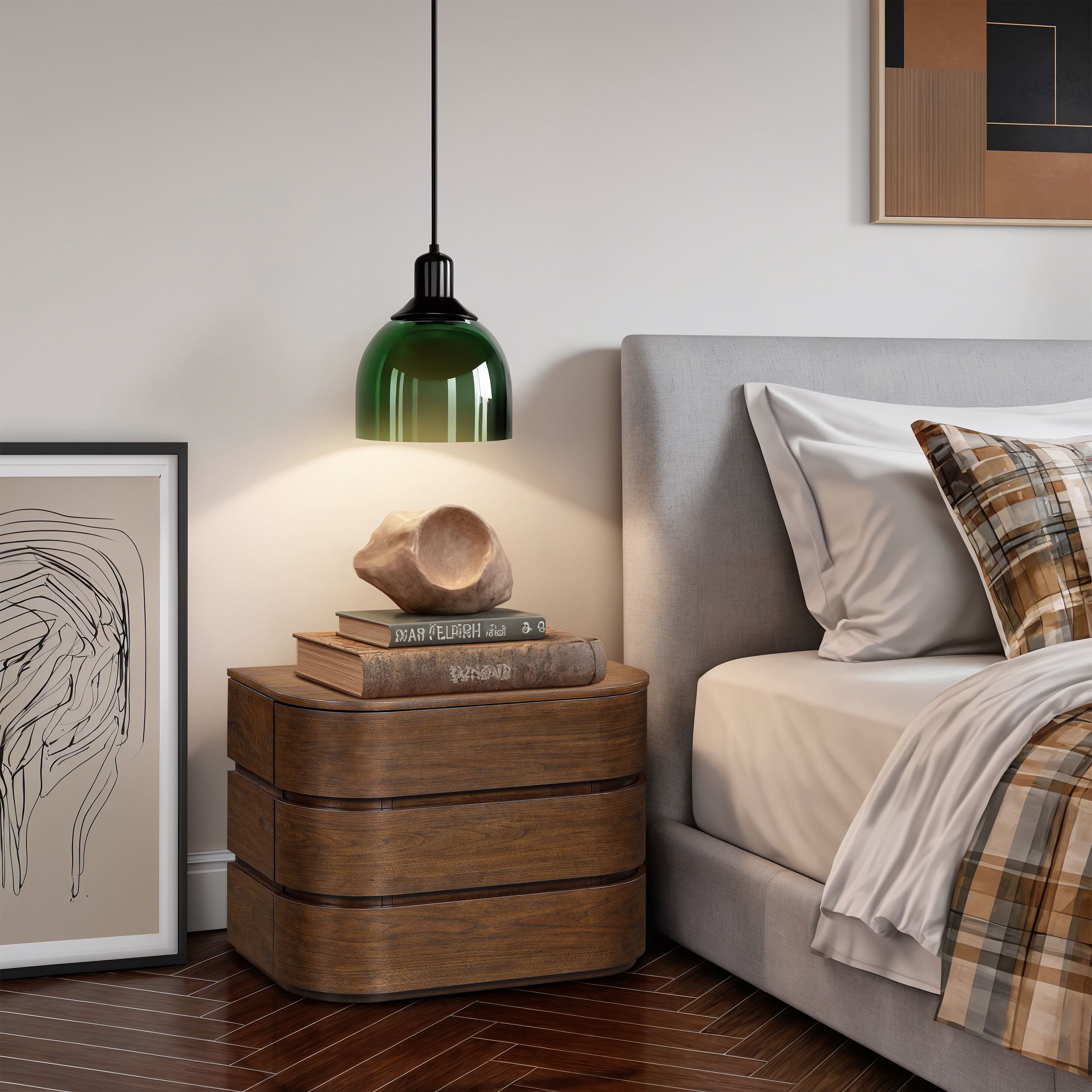 Annalise - Solid Wood Night Stand - Brown