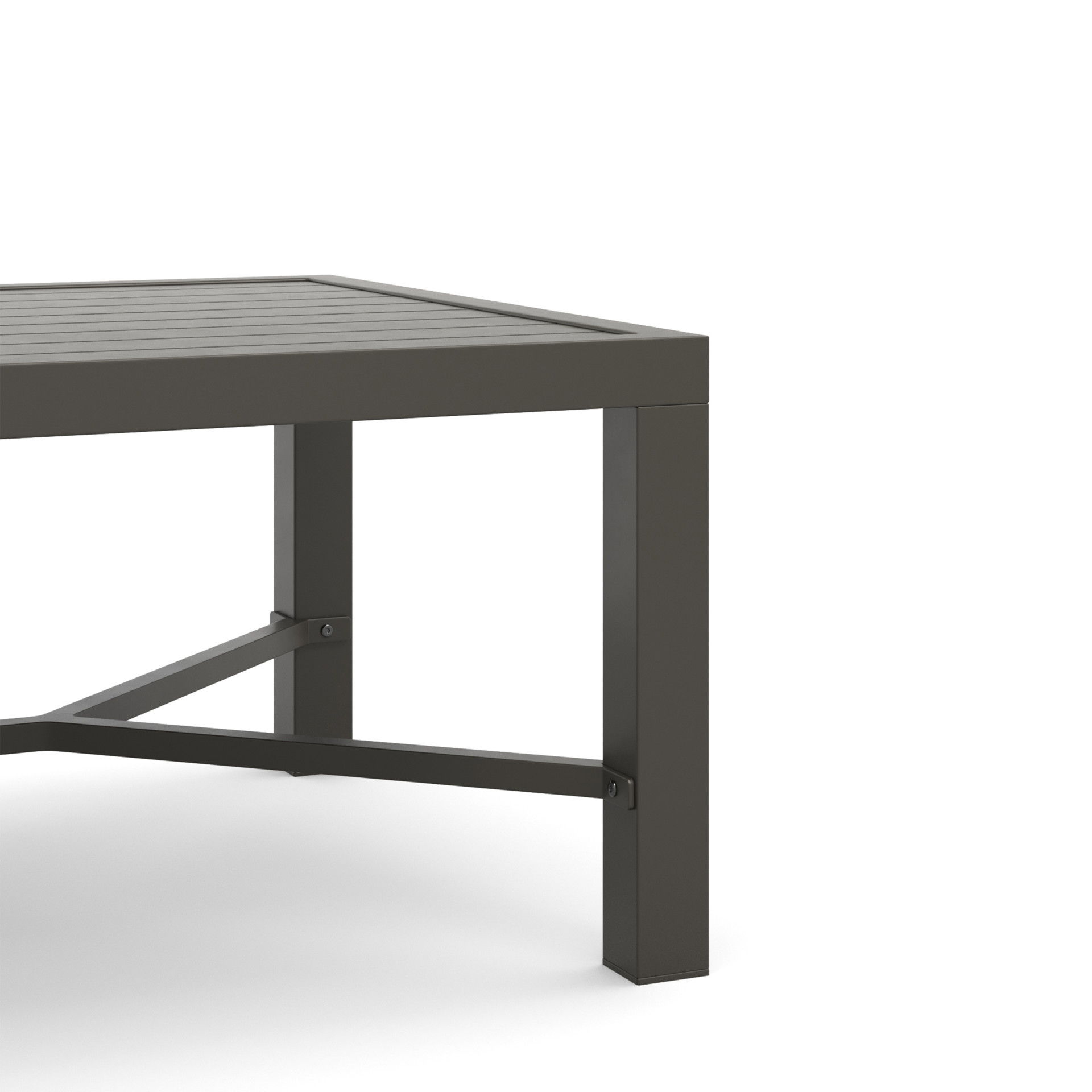 Skye - 2 Piece Outdoor Set (Sofa & Slat Top Coffee Table) - Blue, blue, view 8