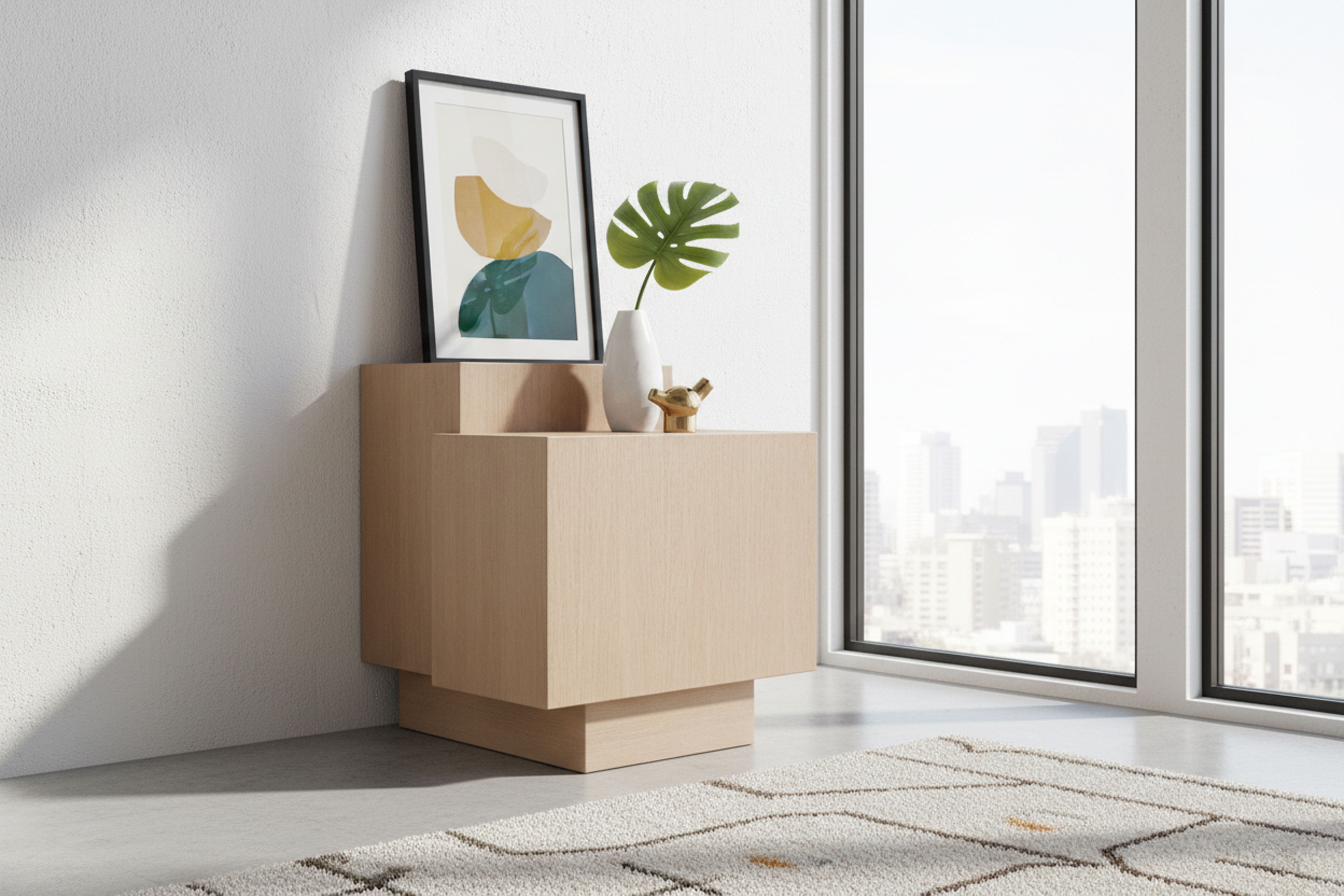 Mateo - End Table - Natural