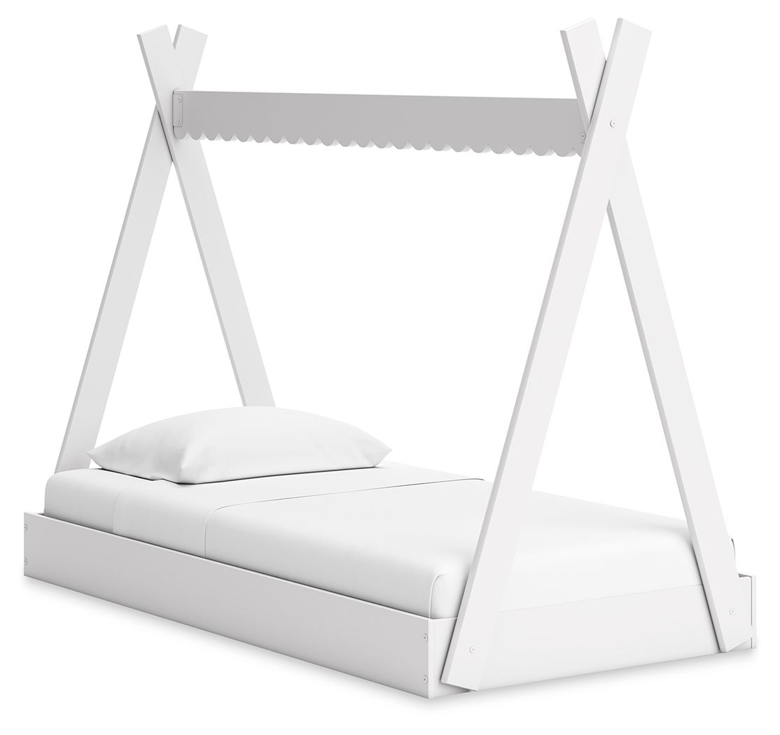 Ashley Hallityn Twin Tent Complete Bed in Box - White