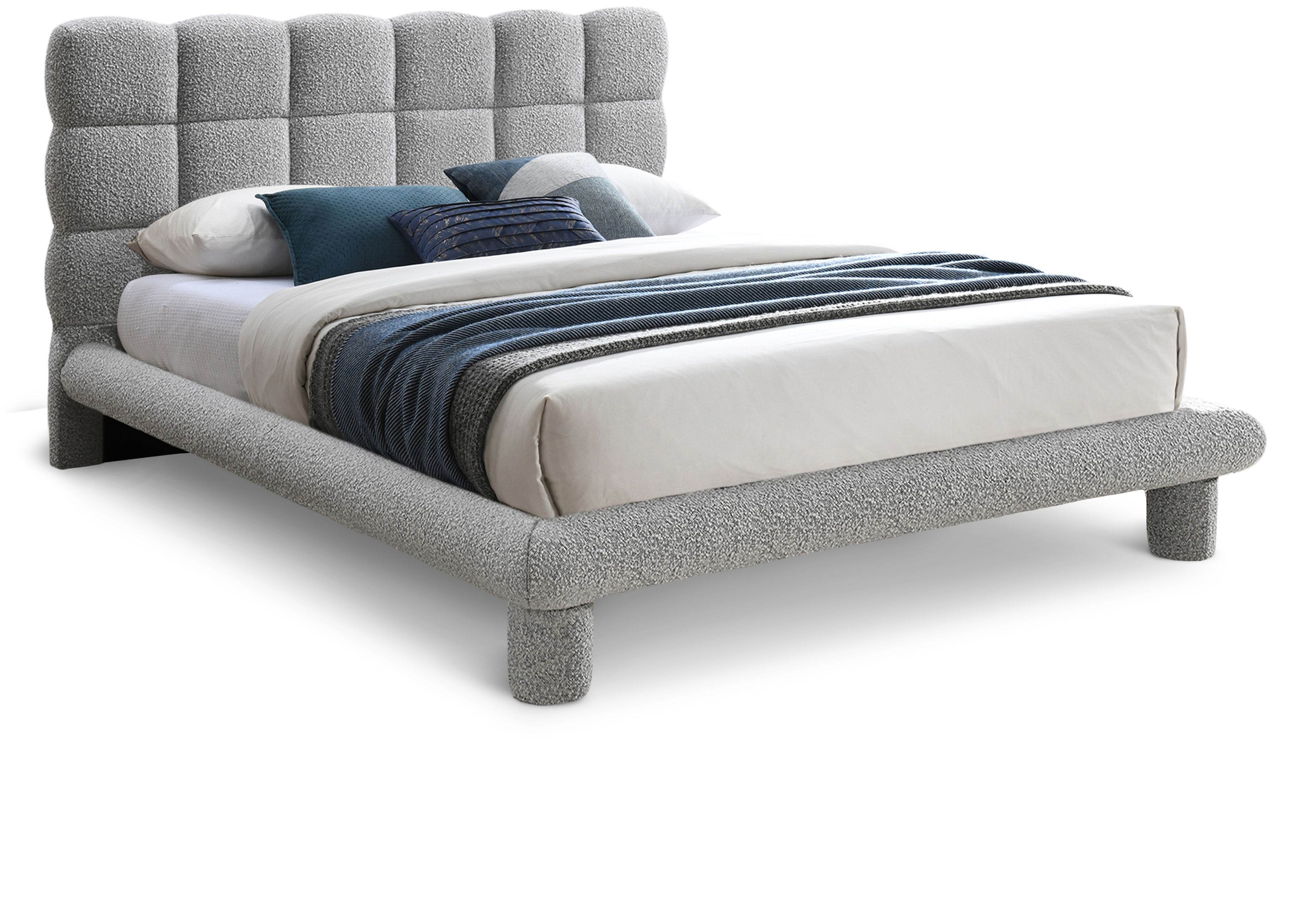 Deco - King Bed - Gray