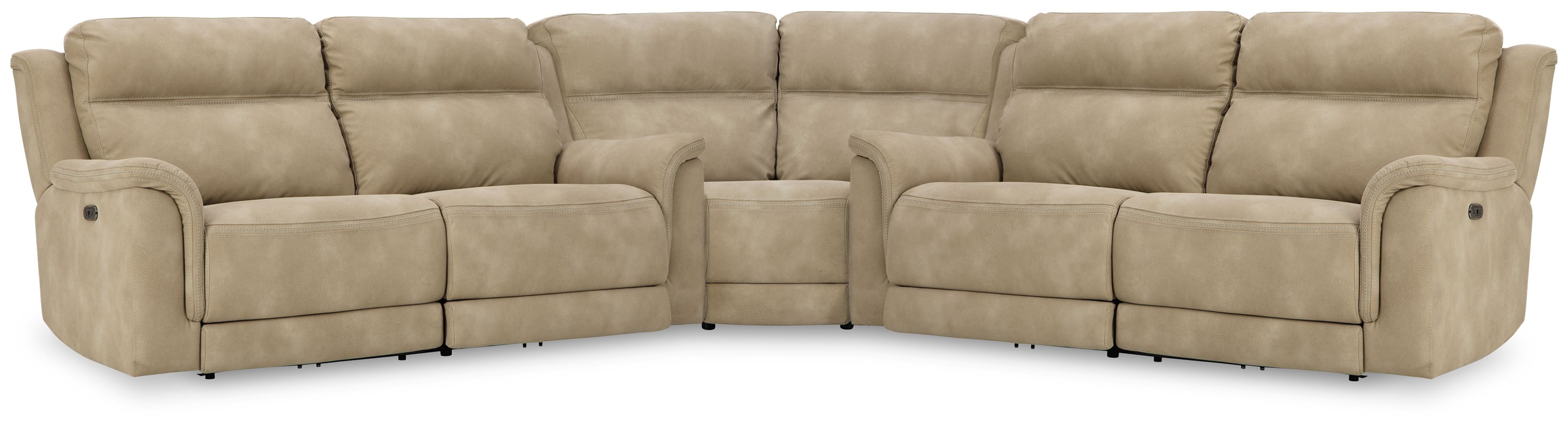 Ashley Next-gen Durapella - Sand - 3-Piece Power Reclining Sectional With 2 Pwr Reclining Sofas