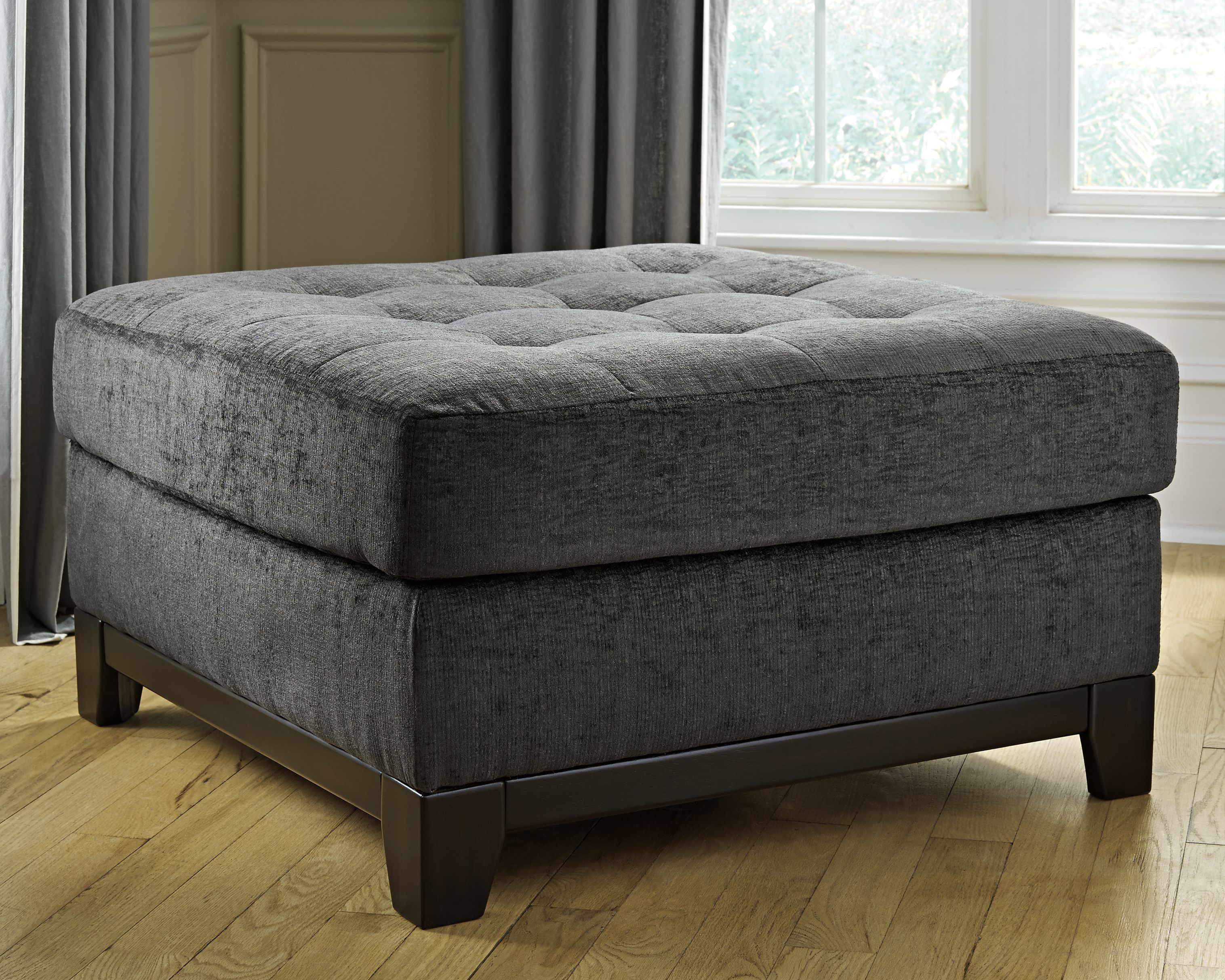 Ashley Furniture Reidshire - Oversized Accent Ottoman - Steel - Image 2