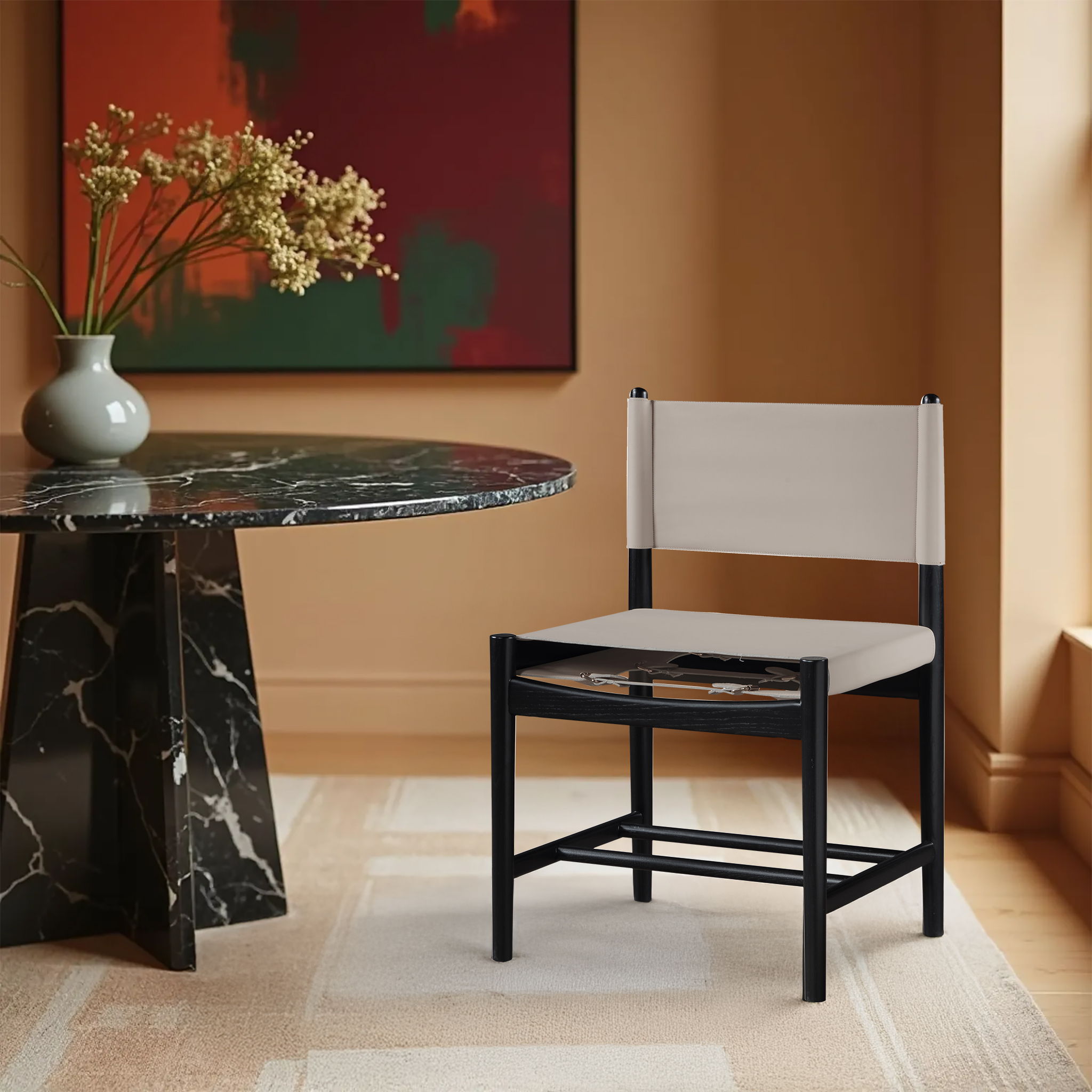 Rawlins - Vegan Leather Upholstered Dining Chair (Set of 2) - Taupe
