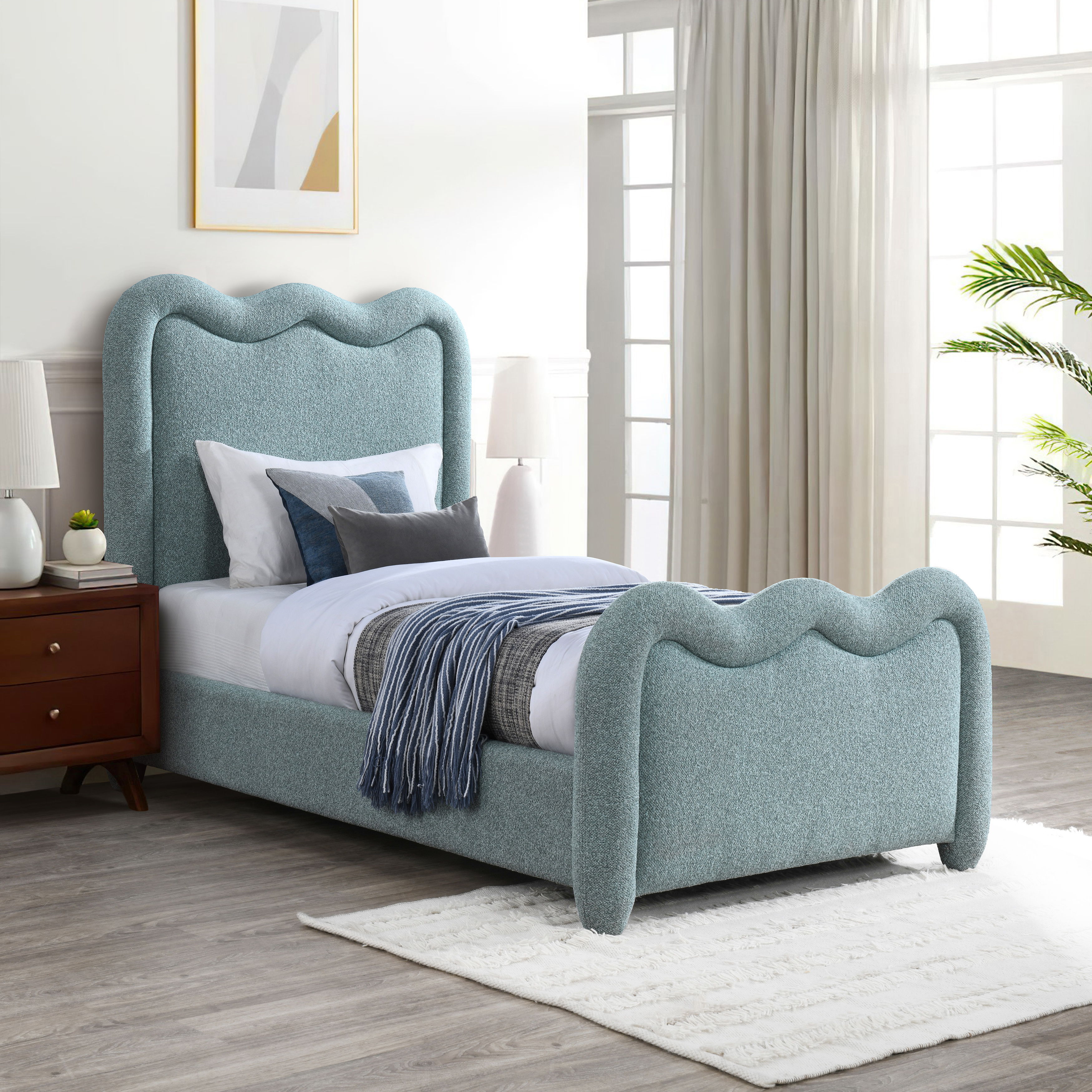 Gavin - Twin Bed - Blue