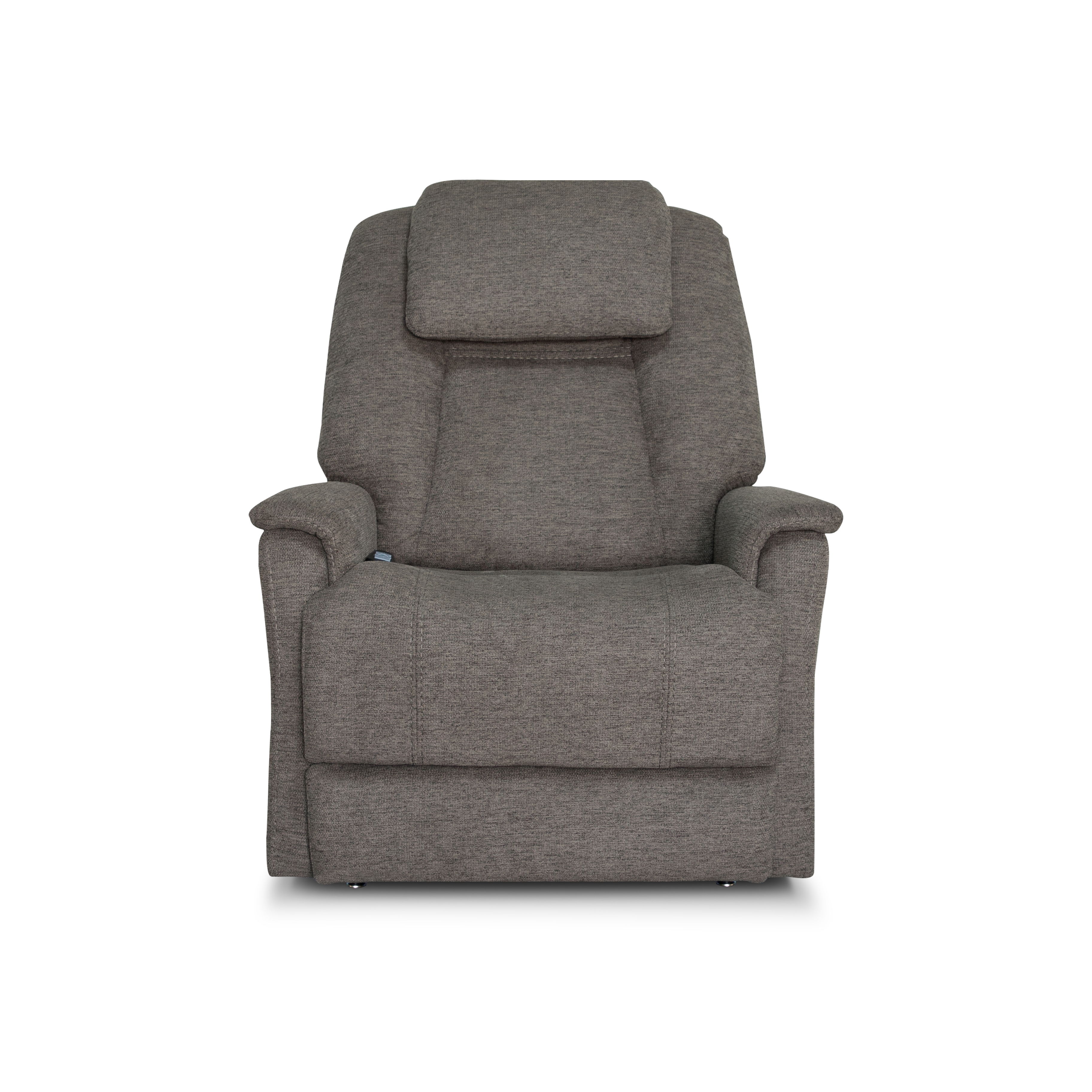 Zecliner Model 3+ Petite - Power Sleep Chair With Power Headrest, Lumbar, Heat & Massage - Dark Gray, dark gray, view 3