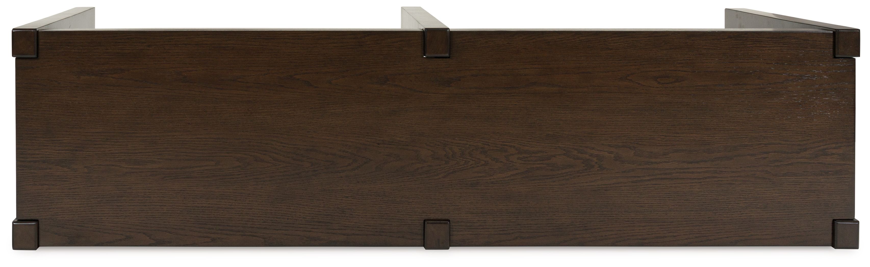 Ashley Furniture Breckington - Sofa Table - Dark Brown - Image 4