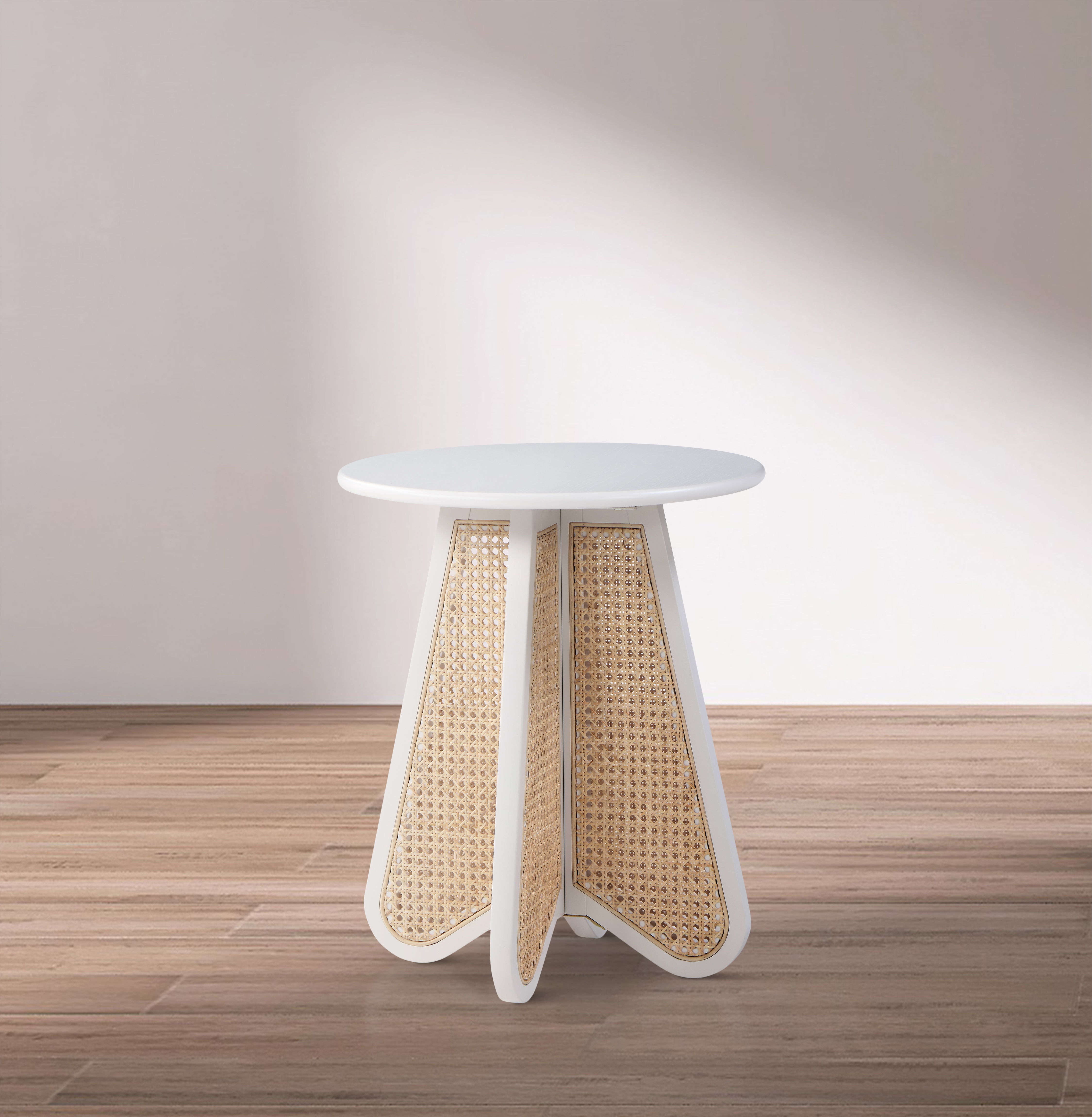 Butterfly - End Table - White