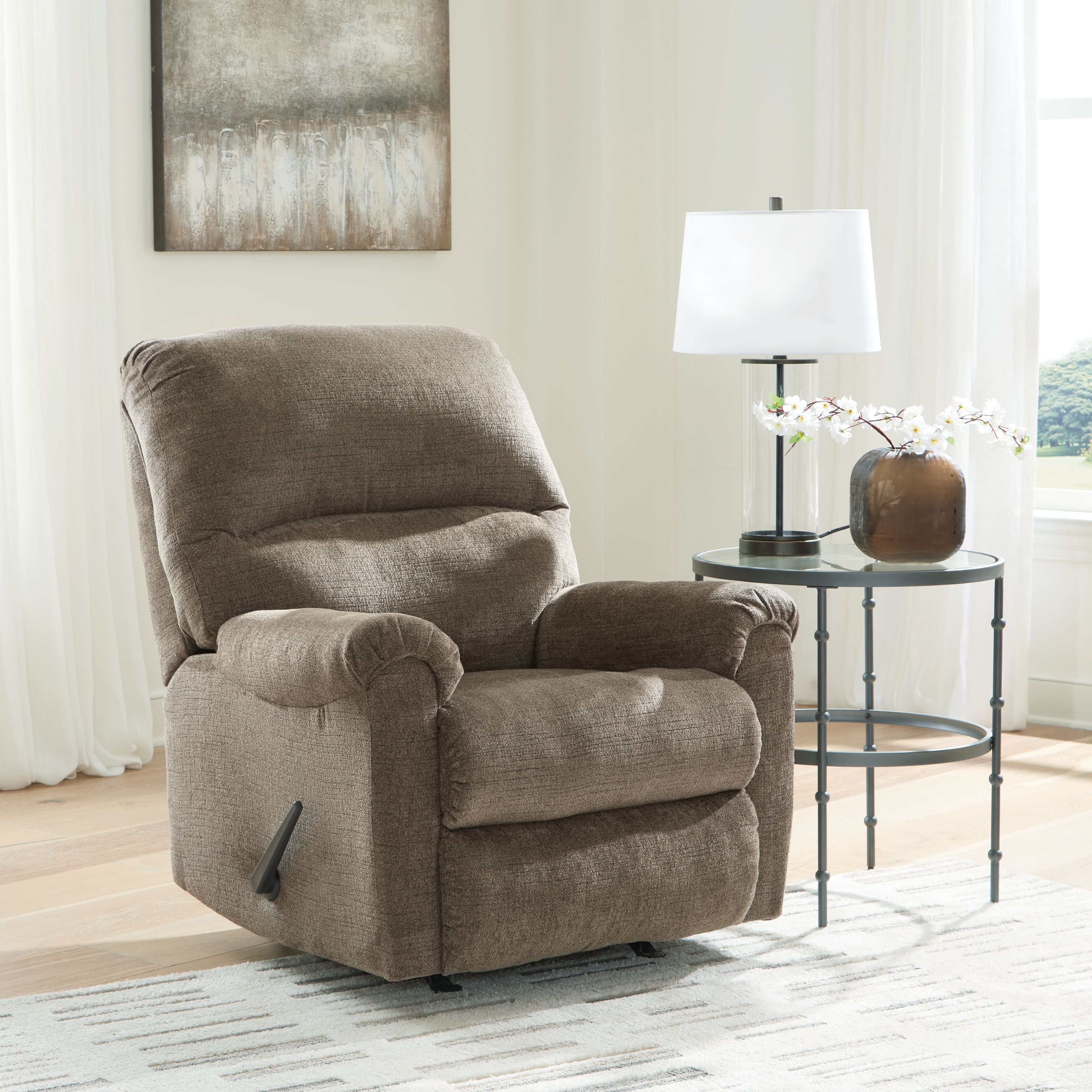 Ashley Furniture Stonemeade - 3 Pc. - Sofa, Loveseat, Rocker Recliner - Nutmeg - Image 10