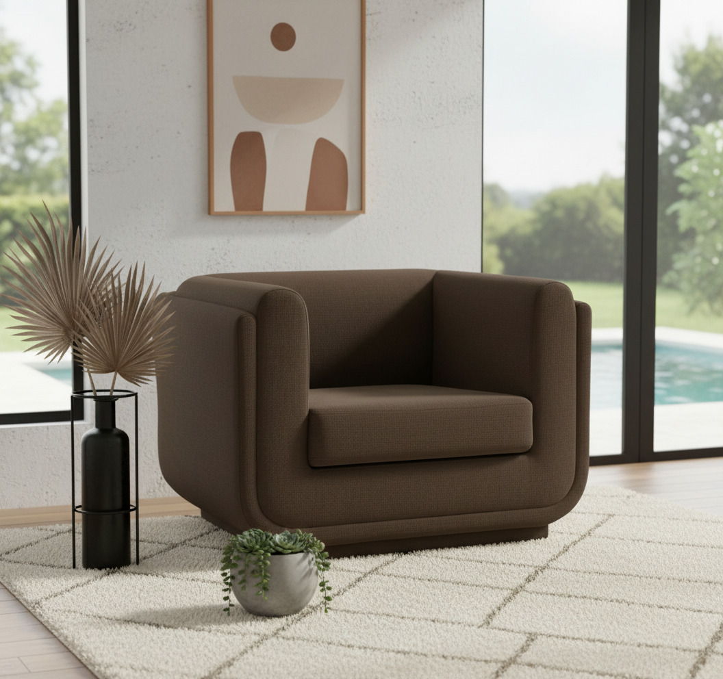 Kimora - Chair - Brown