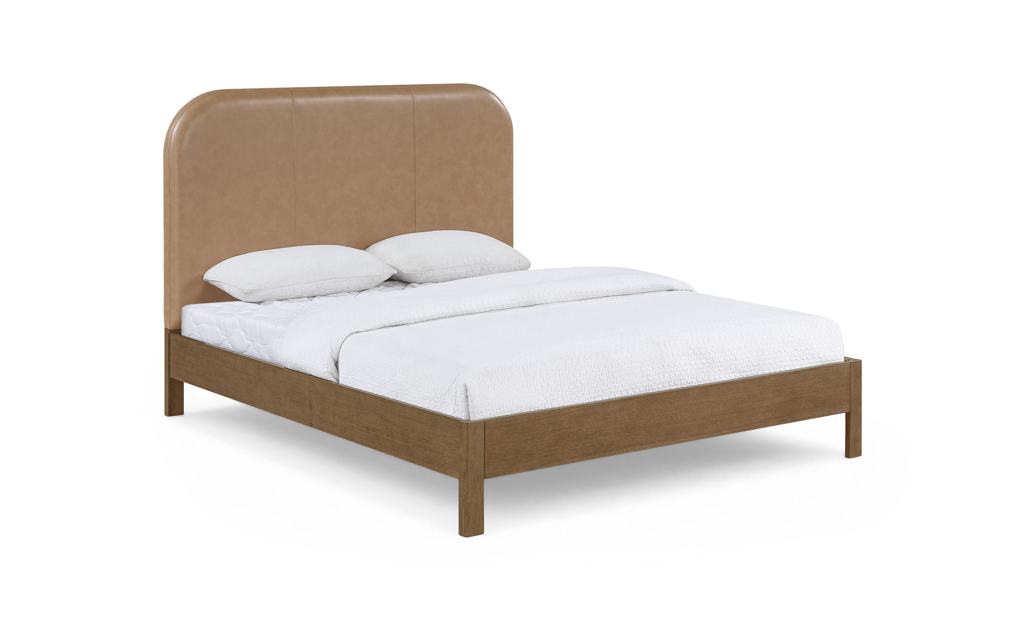 Caswell - Upholstered King Bed - Brown