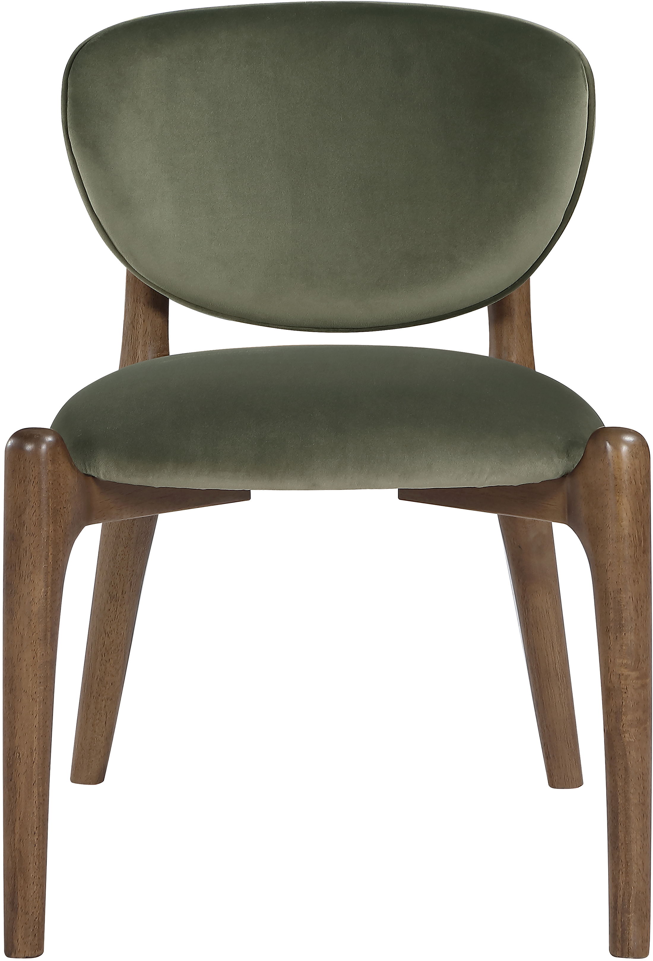 Velora - Upholstered Dining Chair (Set of 2) - Green / Brown