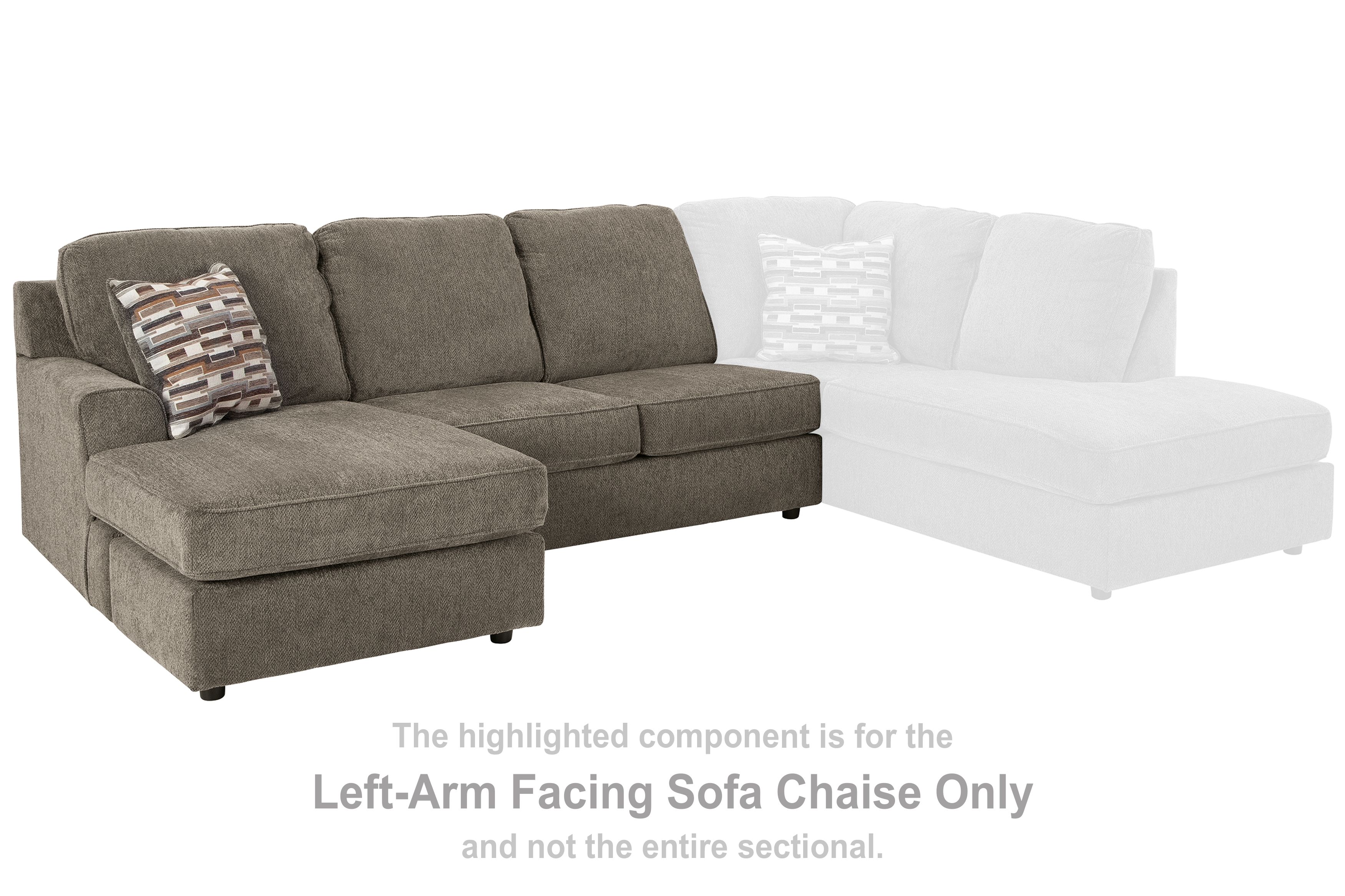 O’phannon Putty Laf Sofa Chaise New Lots Furniture Online Store