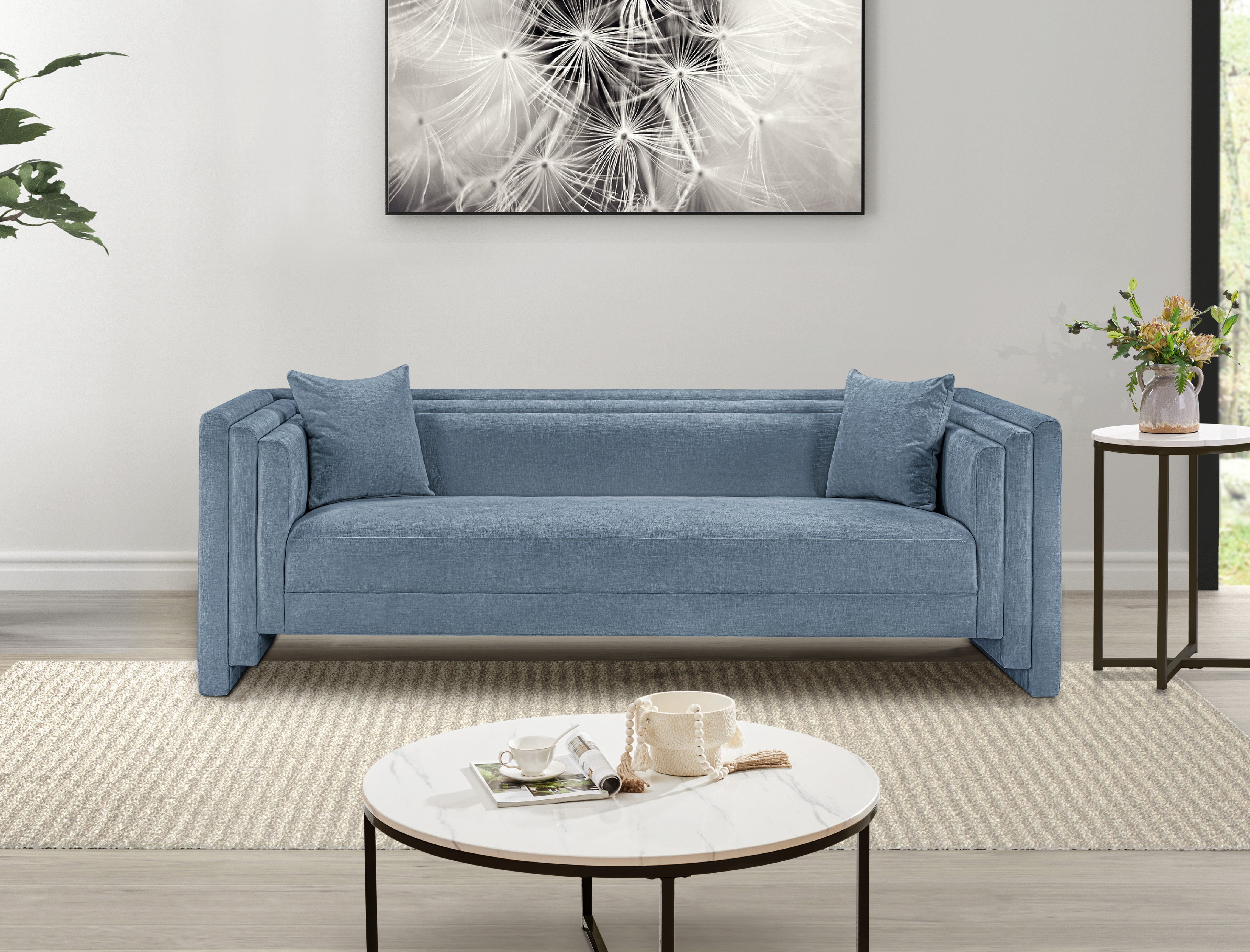Everett - Sofa - Light Blue