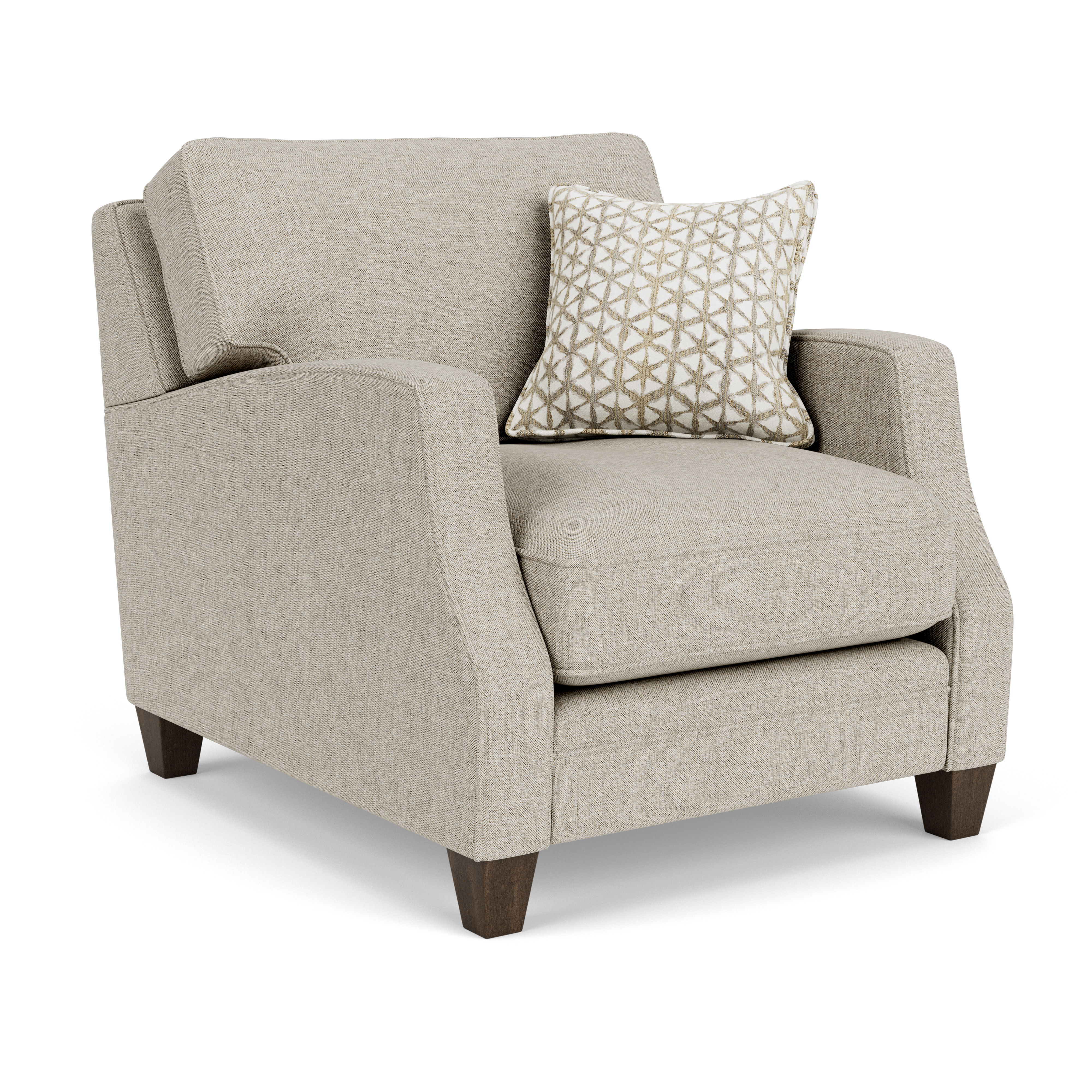 Lennox - Fabric Chair, light gray, view 2