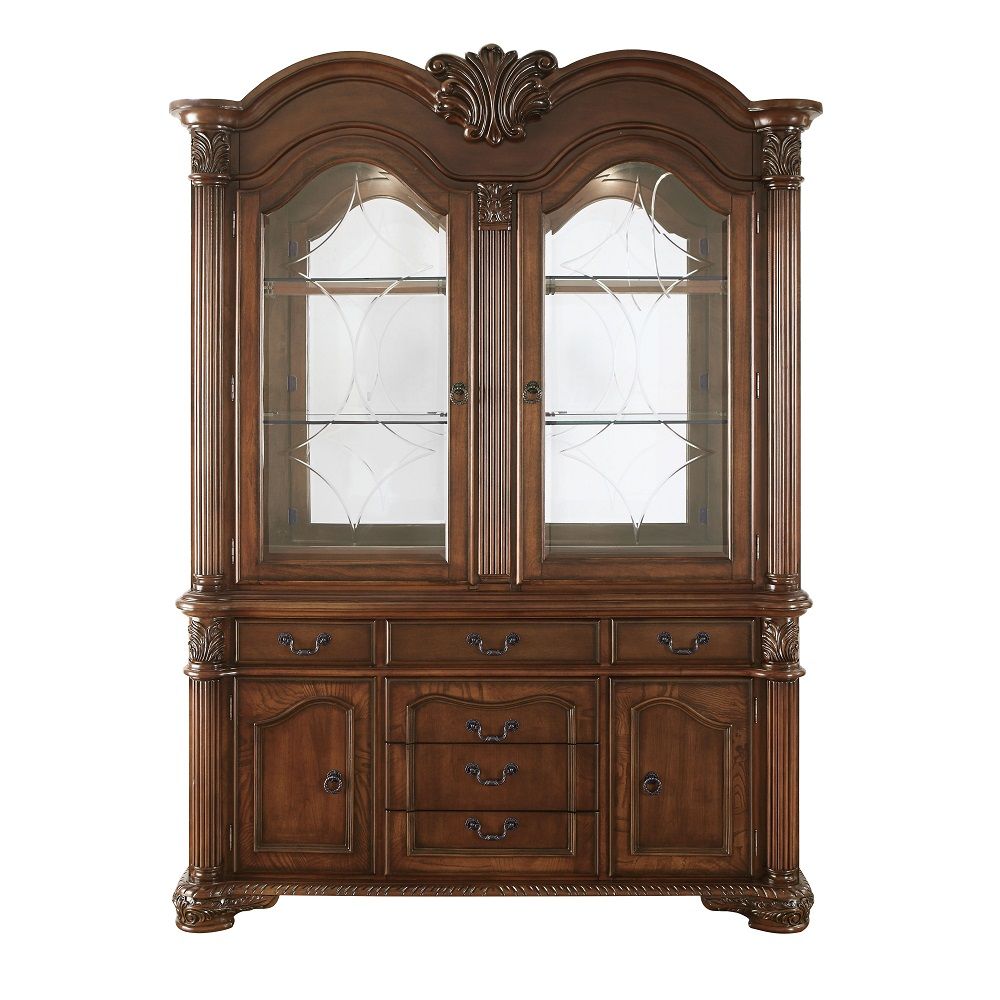 Chateau De Ville - Buffet & Hutch - Cherry, dark brown, view 3