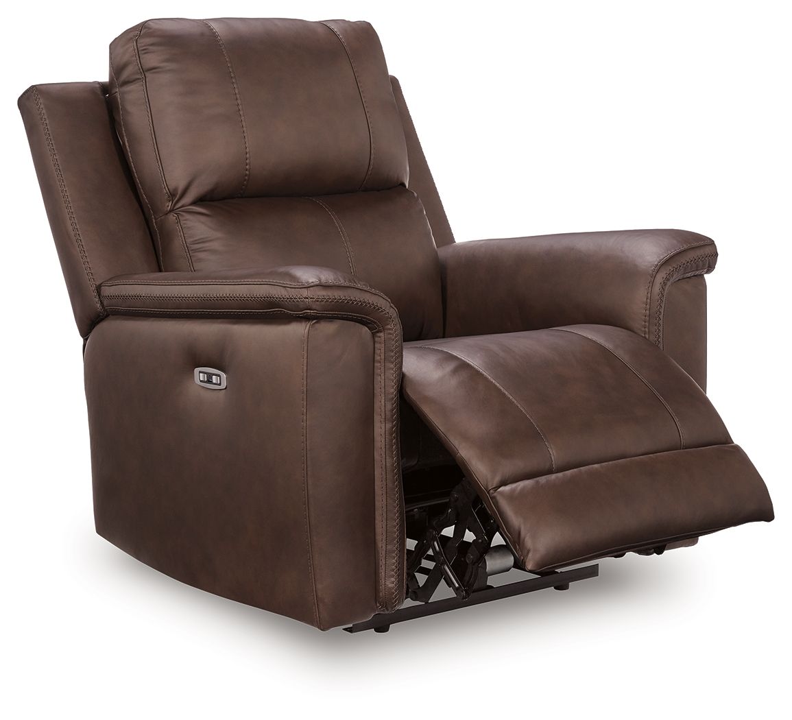 Ashley Furniture Bleckley - Power Recliner With Adjustable Headrest - Espresso - Image 3