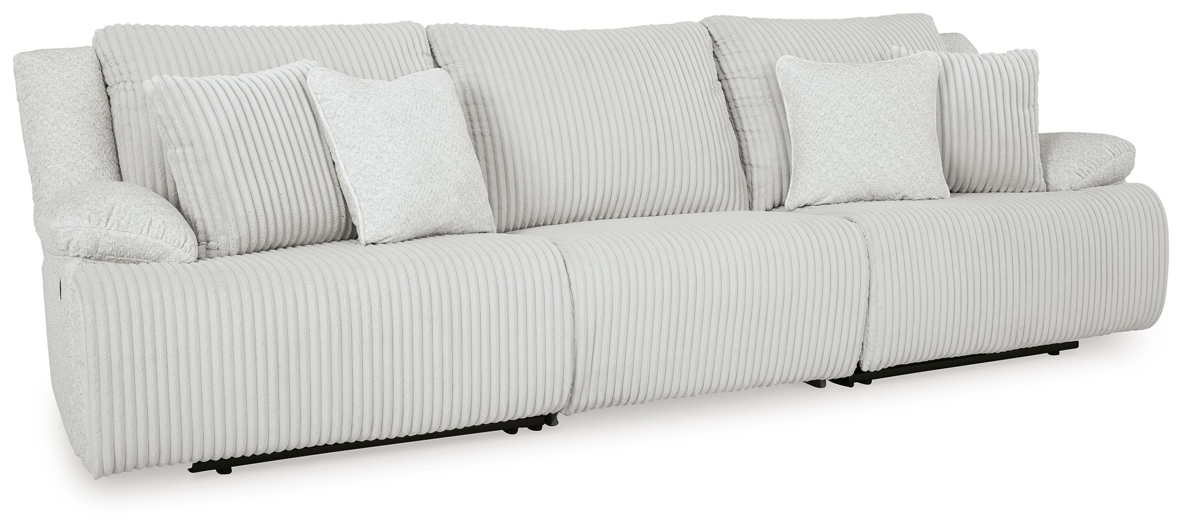 Ashley Top Tier - Alloy - 3-Piece Reclining Sectional Sofa