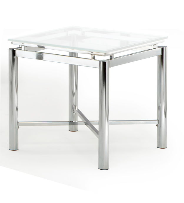 Nova - End Table Base - Silver Image