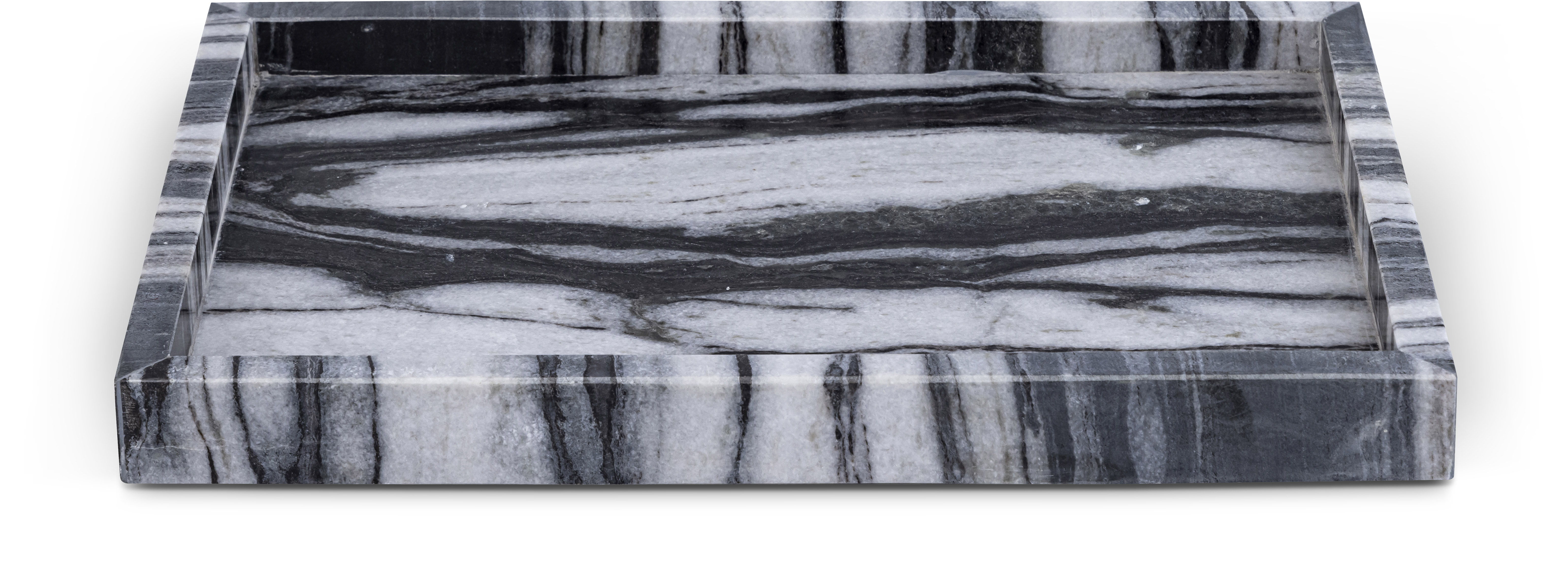 Barletta - Marble Rectangular Tray - Panda