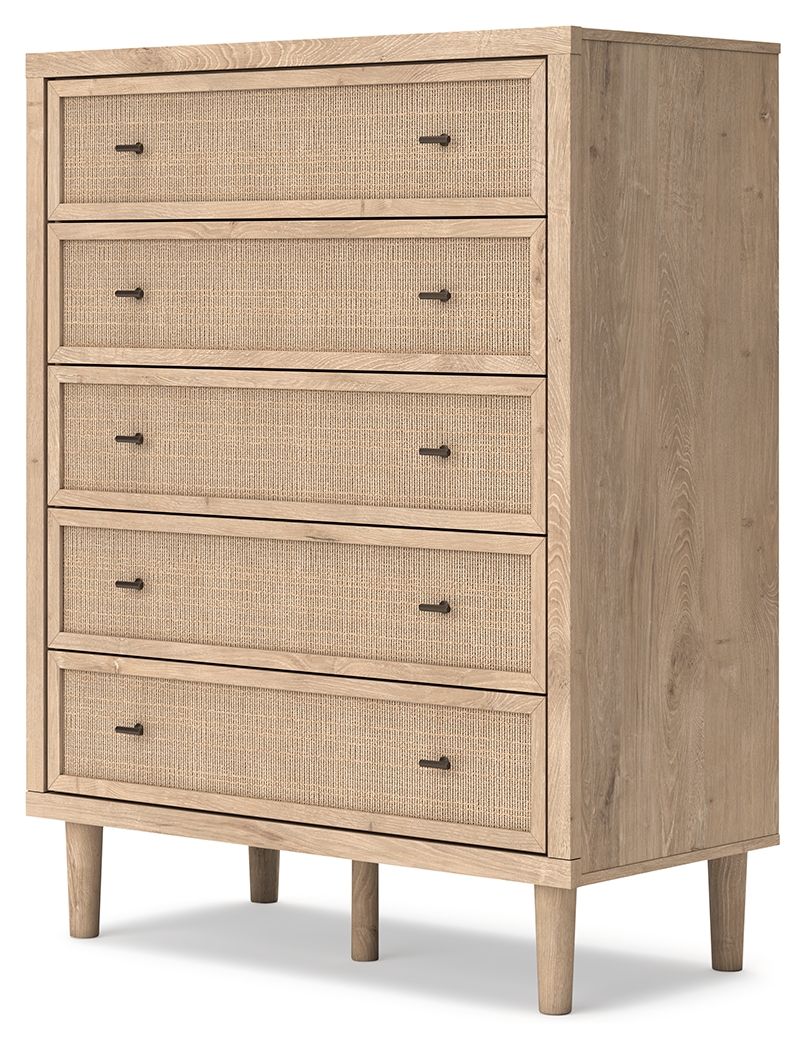 Ashley Furniture Cielden - Five Drawer Wide Chest - Two-Tone - Image 4